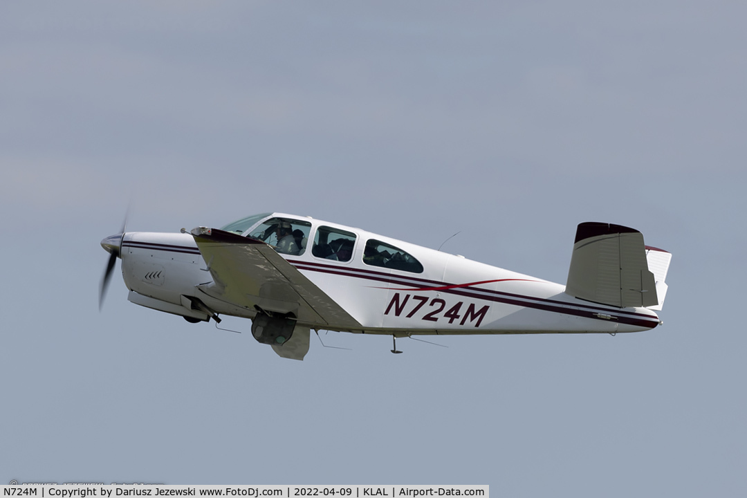 N724M, 1962 Beech P35 Bonanza C/N D-7006, Beech P35 Bonanza  C/N D-7006, N724M