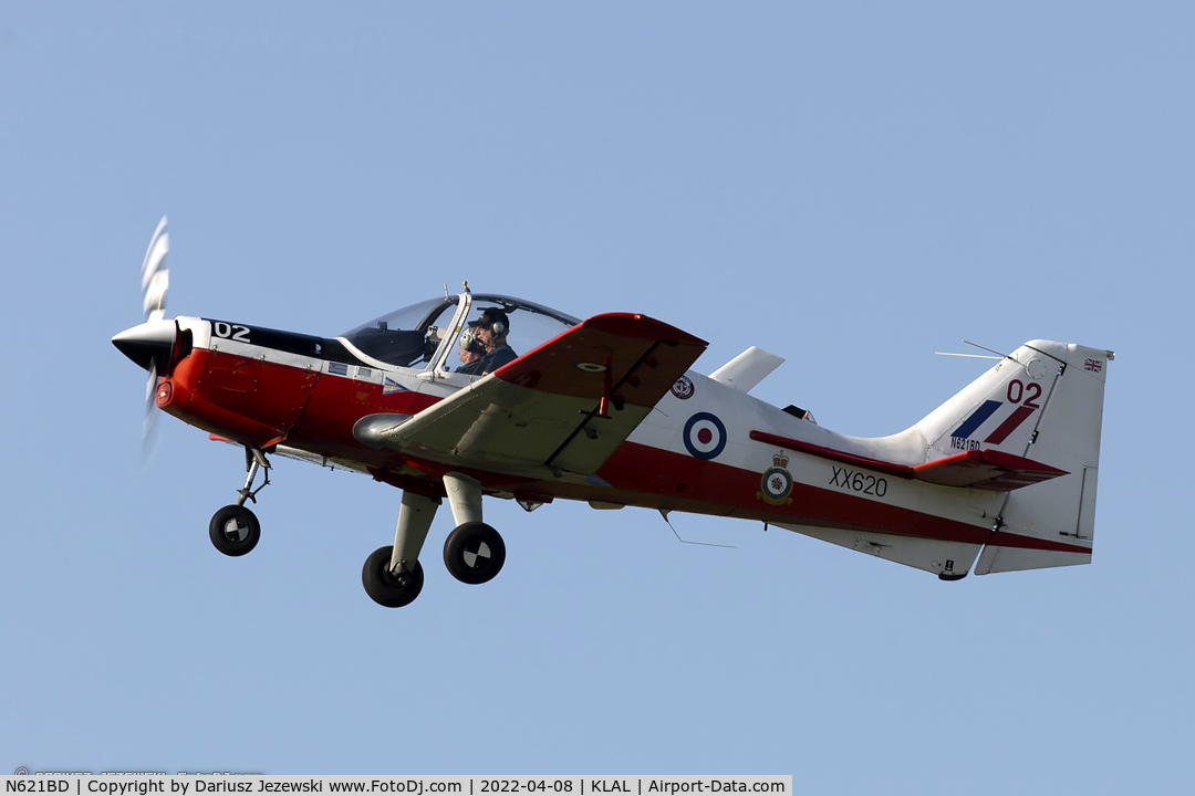 N621BD, 1974 Scottish Aviation Bulldog T.1 C/N BH120/285, Scottish Aviation Bulldog T.1  C/N BH120/285, N621BD