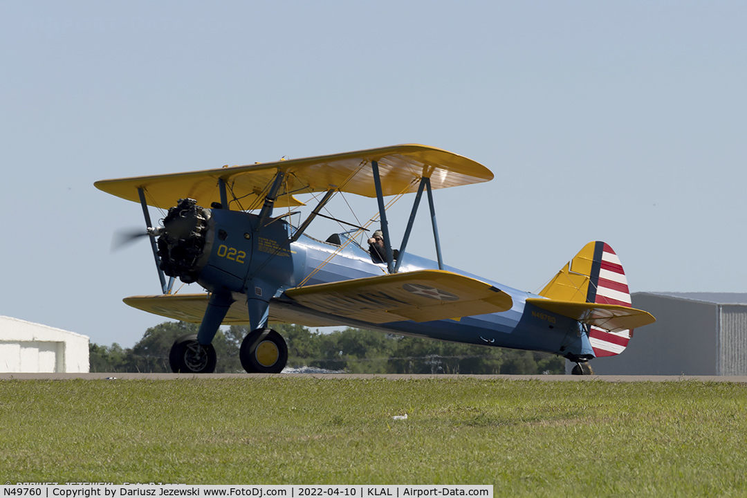 N49760, 1941 Boeing A75N1(PT17) C/N 75-1581, Boeing A75N1(PT17) Stearman  C/N 75-1581, N49760