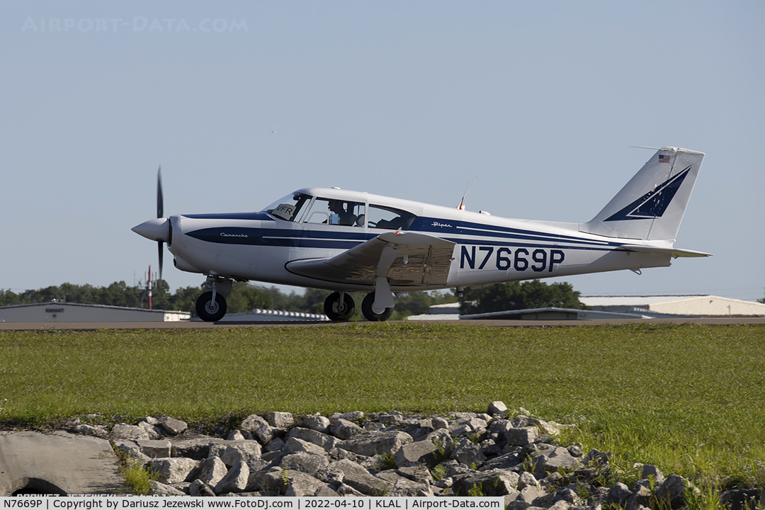 N7669P, 1961 Piper PA-24 C/N 24-2882, Piper PA-24 Comanche  C/N 24-2882, N7669P