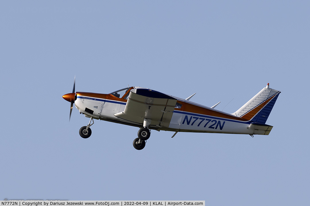 N7772N, 1968 Piper PA-28-180 C/N 28-5219, Piper PA-28-180 Cherokee  C/N 28-5219, N7772N