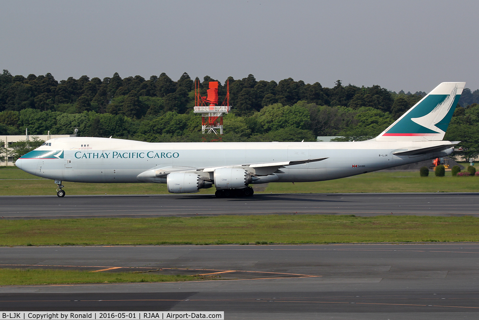 B-LJK, 2013 Boeing 747-867F/SCD C/N 43394, at nrt