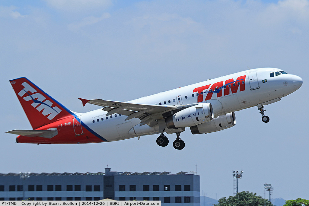 PT-TMB, 2010 Airbus A319-132 C/N 4163, TAM SDU