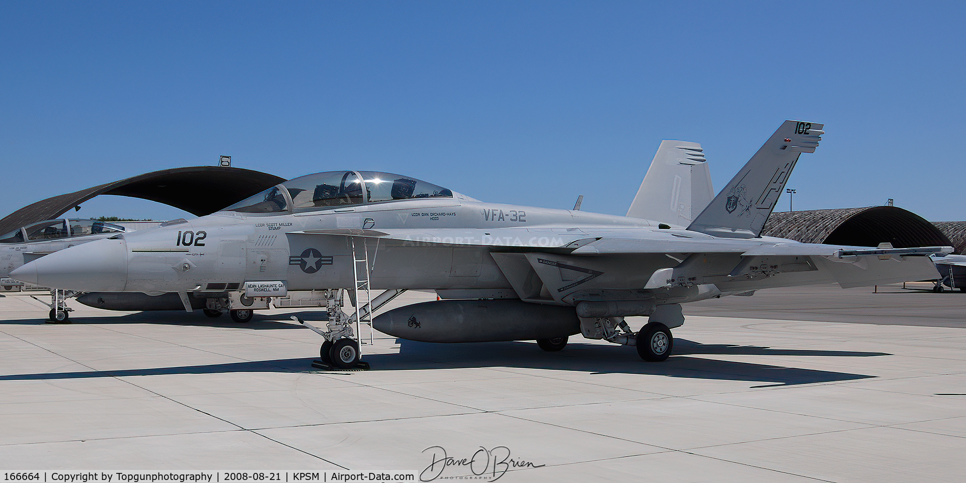 166664, Boeing F/A-18F Super Hornet C/N F142, VFA-32 Swordsman