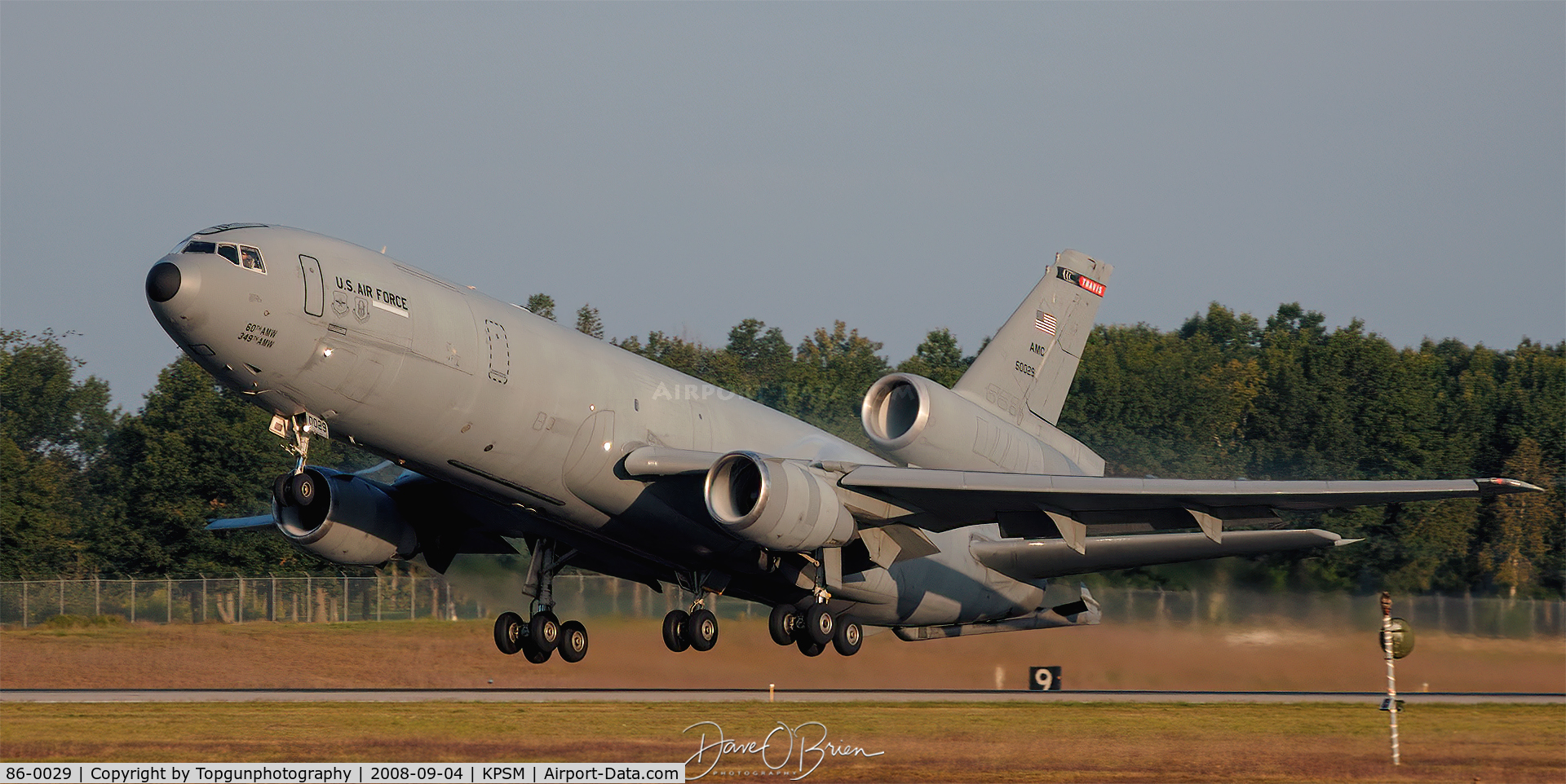 86-0029, 1986 McDonnell Douglas KC-10A Extender C/N 48242, GOLD04 Heavy off with MAZDA50 flight