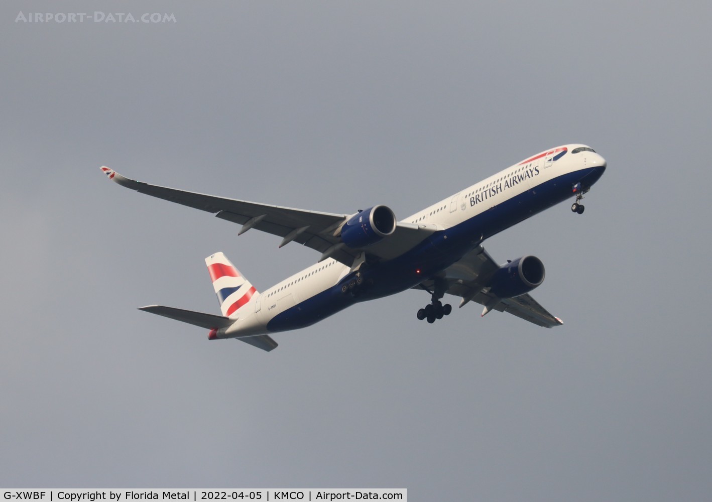 G-XWBF, 2019 Airbus A350-1041 C/N 402, British Airways
