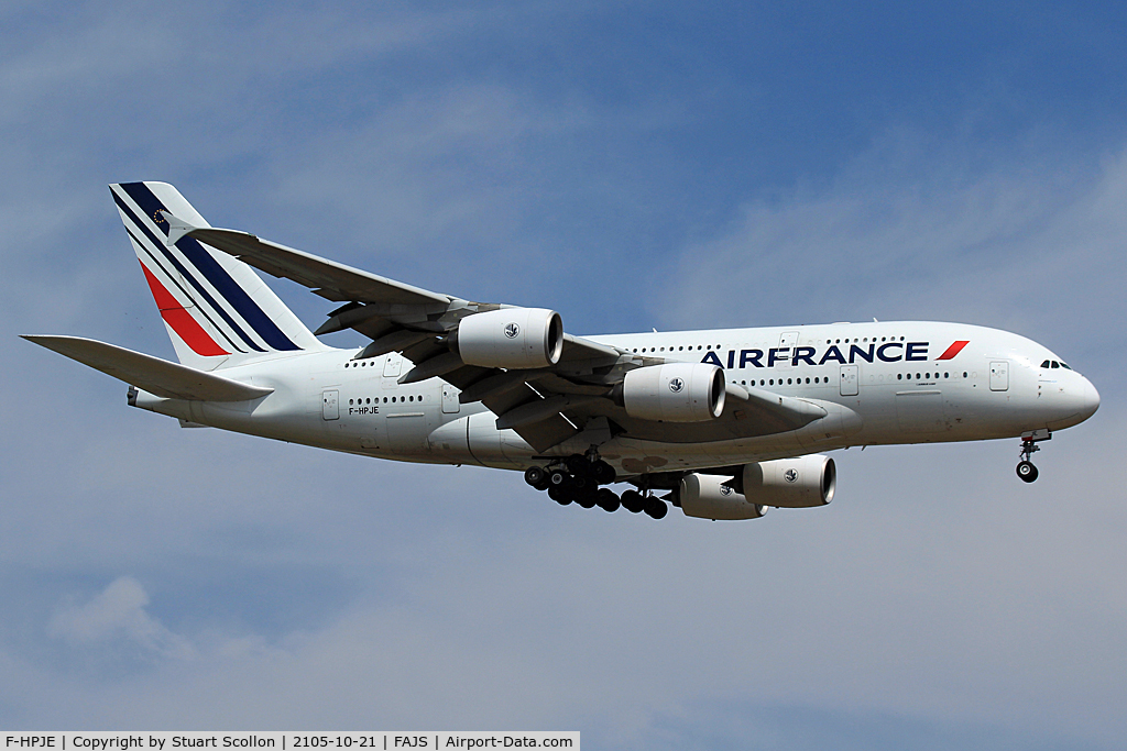 F-HPJE, 2010 Airbus A380-861 C/N 052, Air France