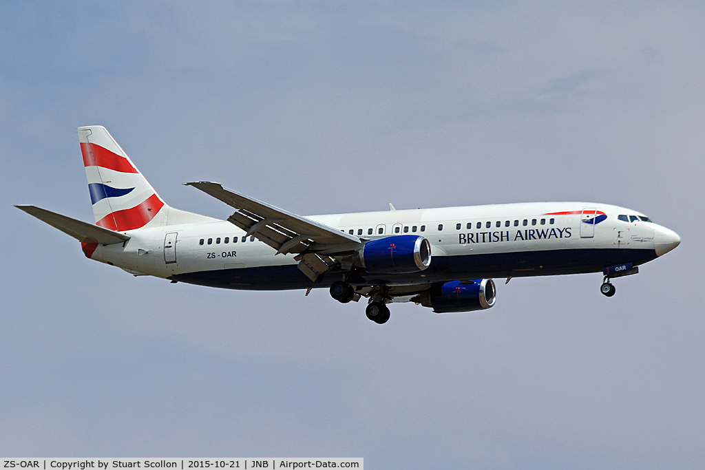 ZS-OAR, 1996 Boeing 737-476 C/N 28152, Comair