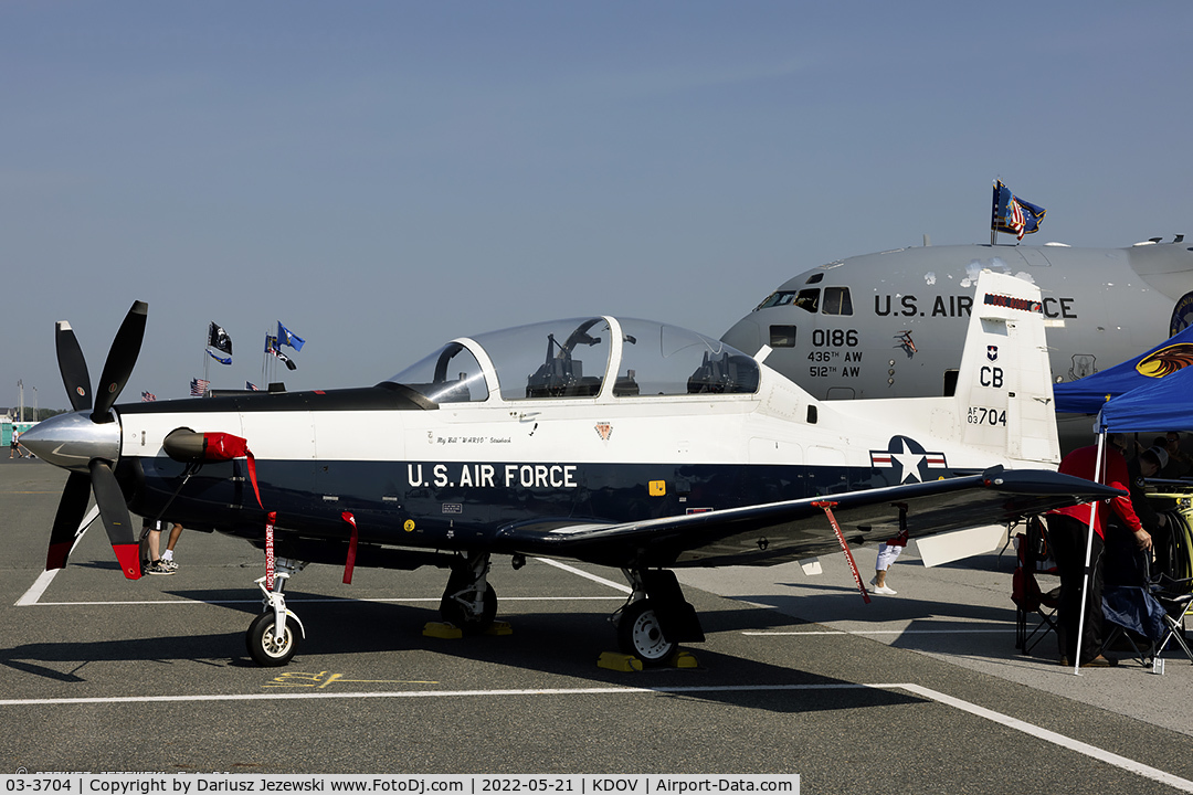 03-3704, 2003 Raytheon T-6A Texan II C/N PT-250, T-6A Texan II 03-3704 CB from 41st FTS 