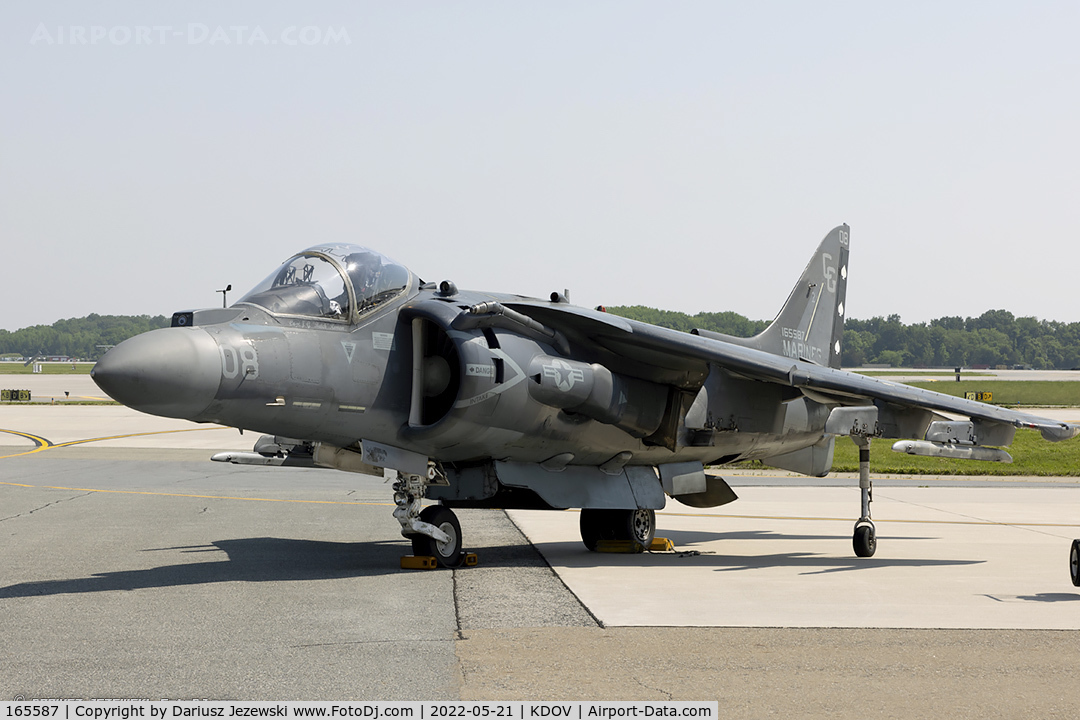 165587, Boeing AV-8B+(R)-27-MC Harrier II Plus C/N B324, AV-8B+ Harrier 165587 CG-08 from VMA-231 