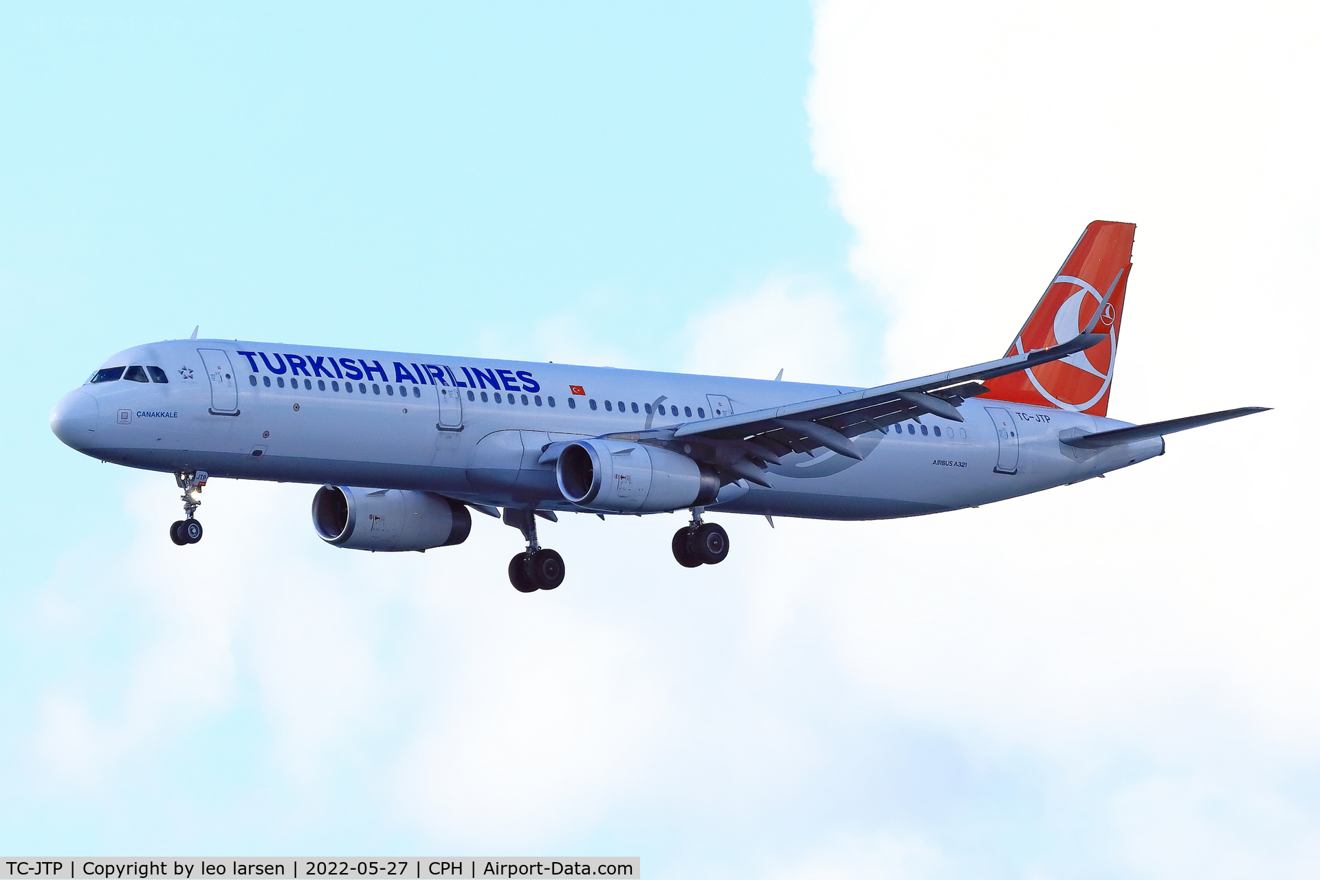 TC-JTP, 2017 Airbus A321-231 C/N 7516, Copenhagen 27.5.2022