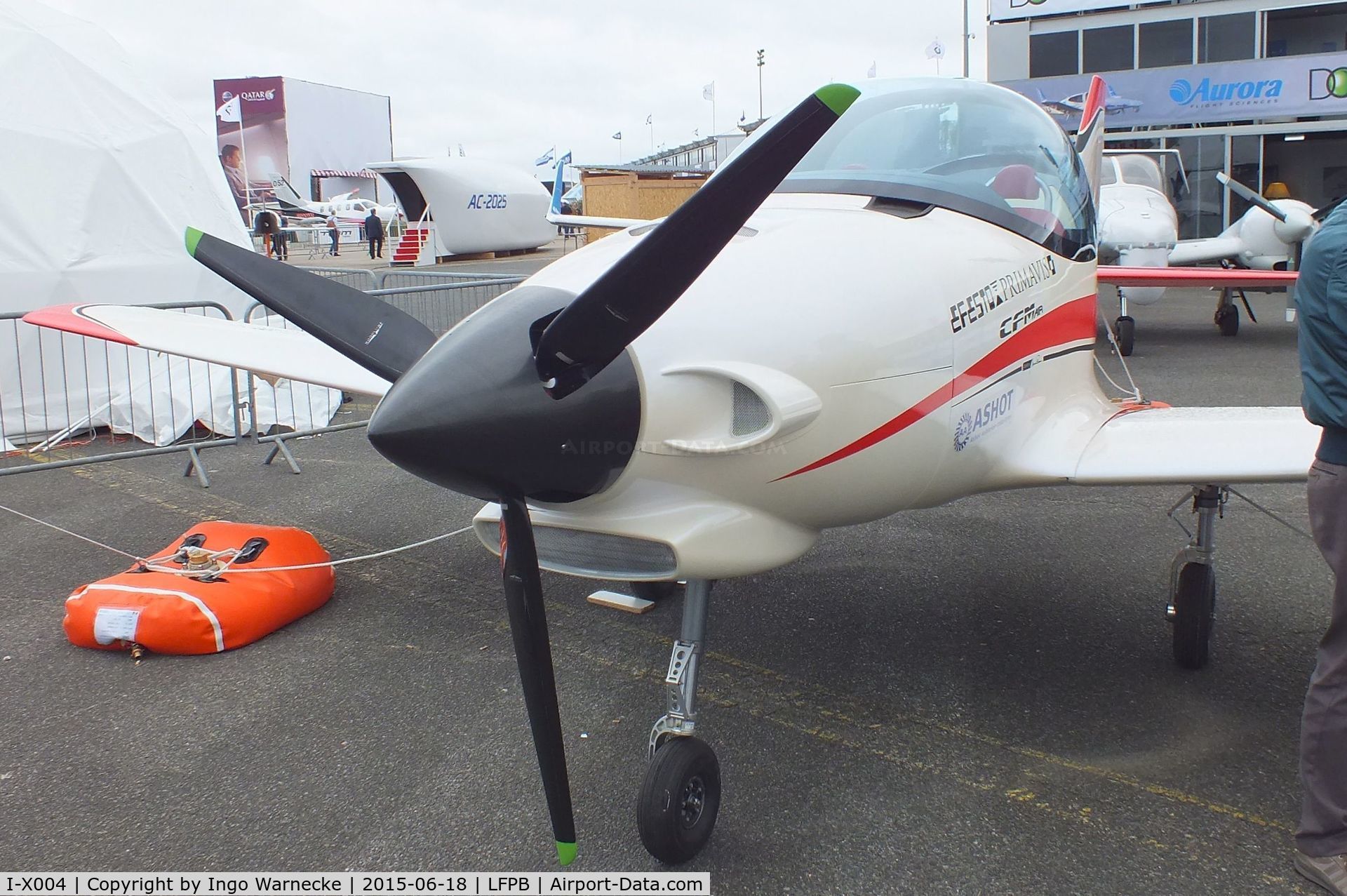 I-X004, , CFM Air Dardo hybrid with Rotax and electric motor at the Aerosalon 2015, Paris