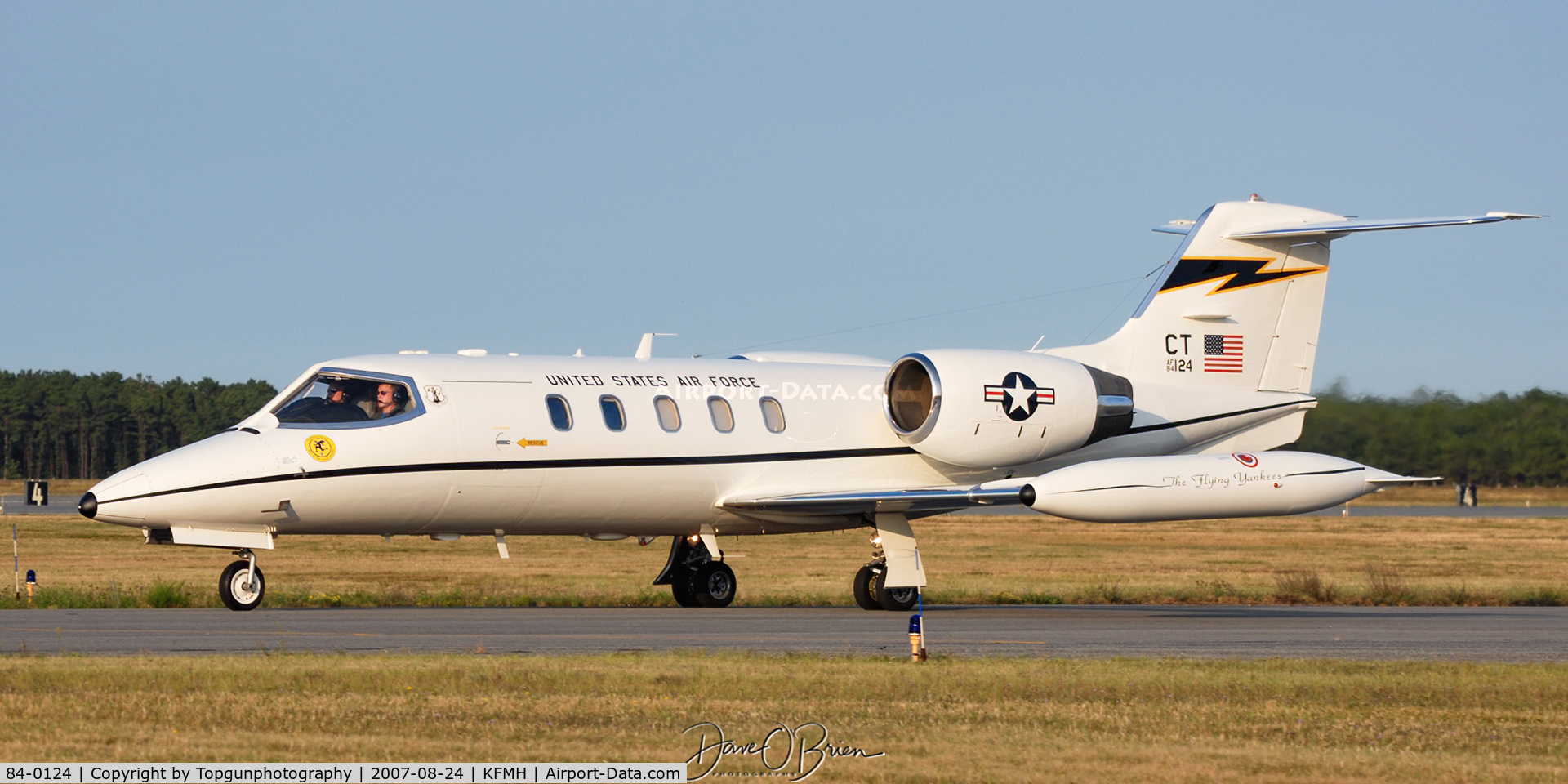 84-0124, 1984 Gates Learjet C-21A C/N 35A-570, 103rd AW before going to C-130H's