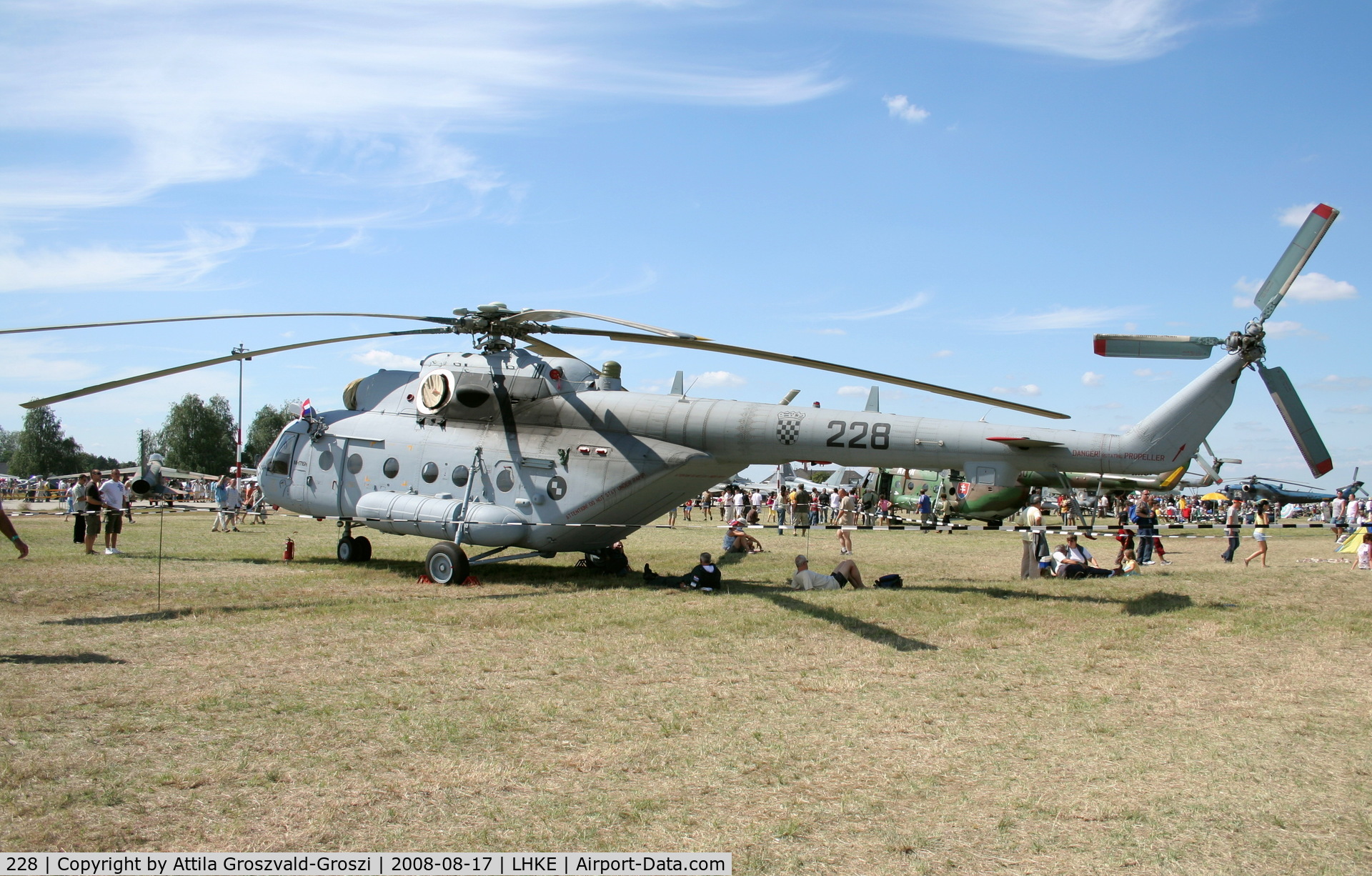 228, Mil Mi-171Sh Hip C/N 171S00081913102U, LHKE - Kecskemét, Hungarian Air-Forces Base, Hungary - Airshow '2008