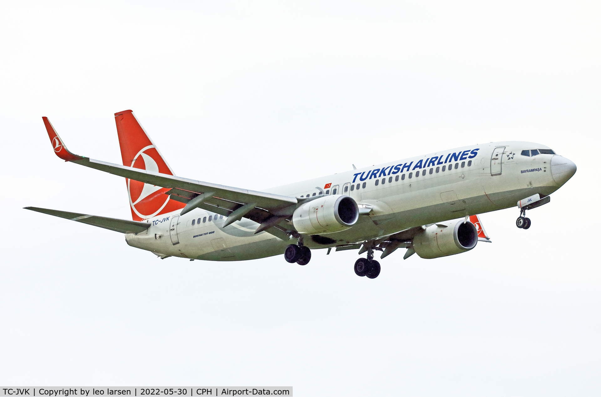 TC-JVK, 2016 Boeing 737-8F2 C/N 60014, Copenhagen 30.5.2022