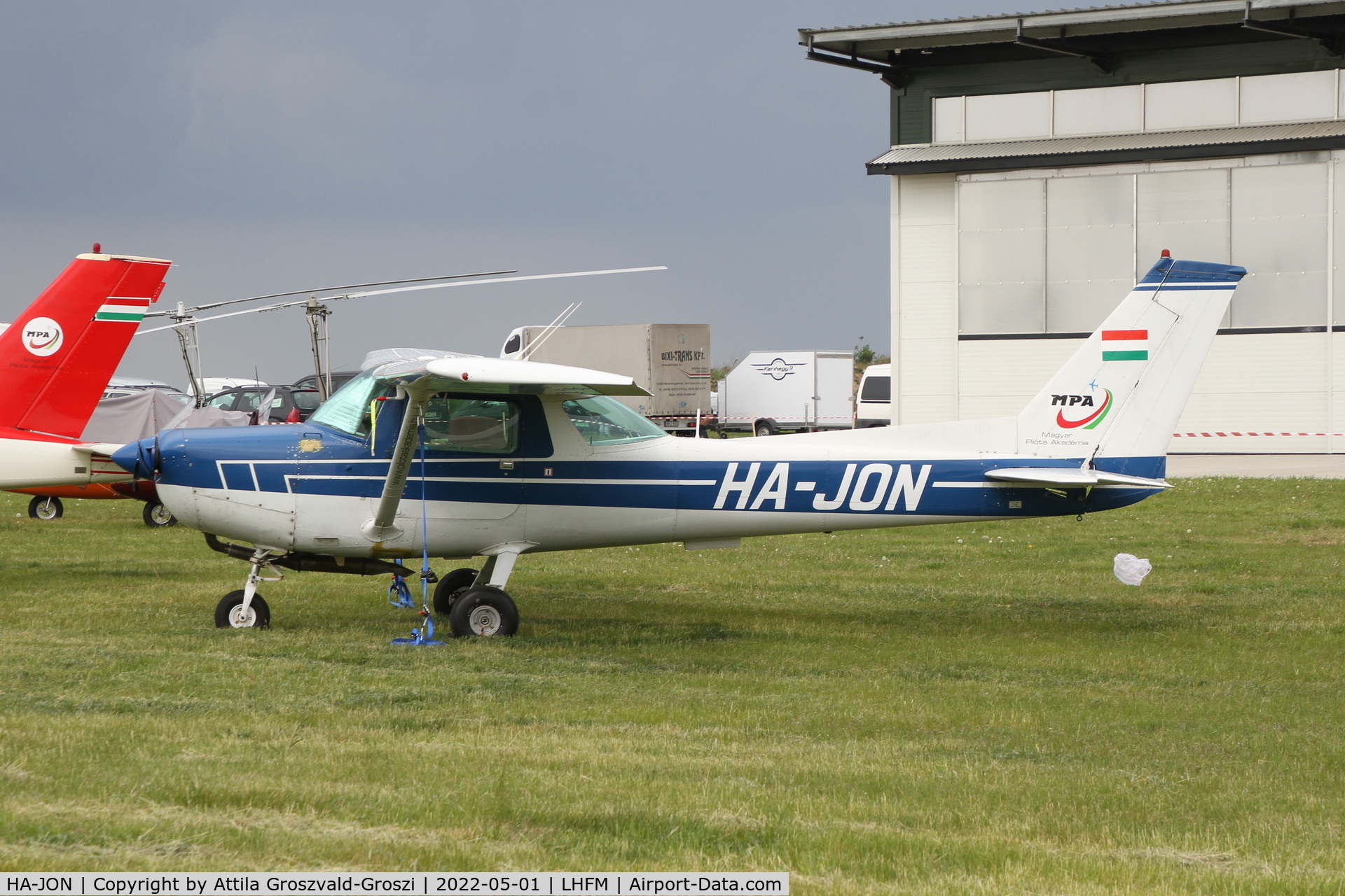 HA-JON, Cessna 152 C/N 15279589, LHFM - Fertöszentmiklós, Meidl Airport, Hungary. SKYVIEW West Hungarian Airshow 2022