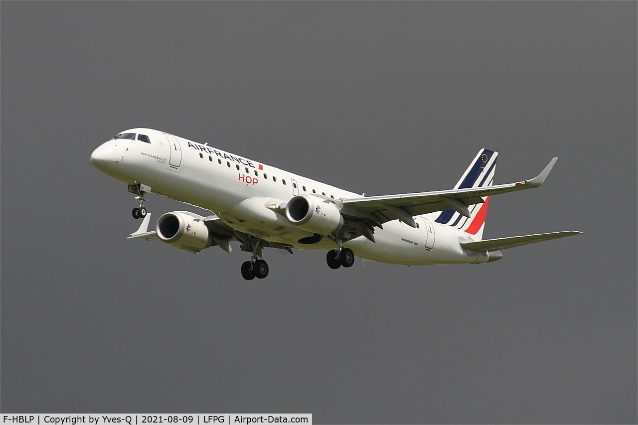 F-HBLP, 2019 Embraer 190 STD (ERJ-190-100) C/N 190-00771, Embraer 190 STD, Short approach rwy 26L, Roissy Charles De Gaulle airport (LFPG-CDG)