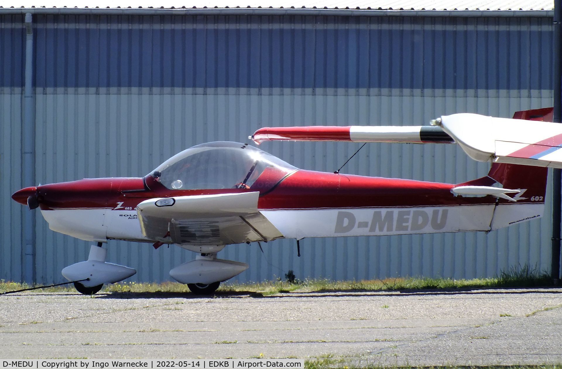 D-MEDU, Roland Z-602 C/N Z-9569, Roland Z-602 Economy at Bonn-Hangelar airfield '2205-06