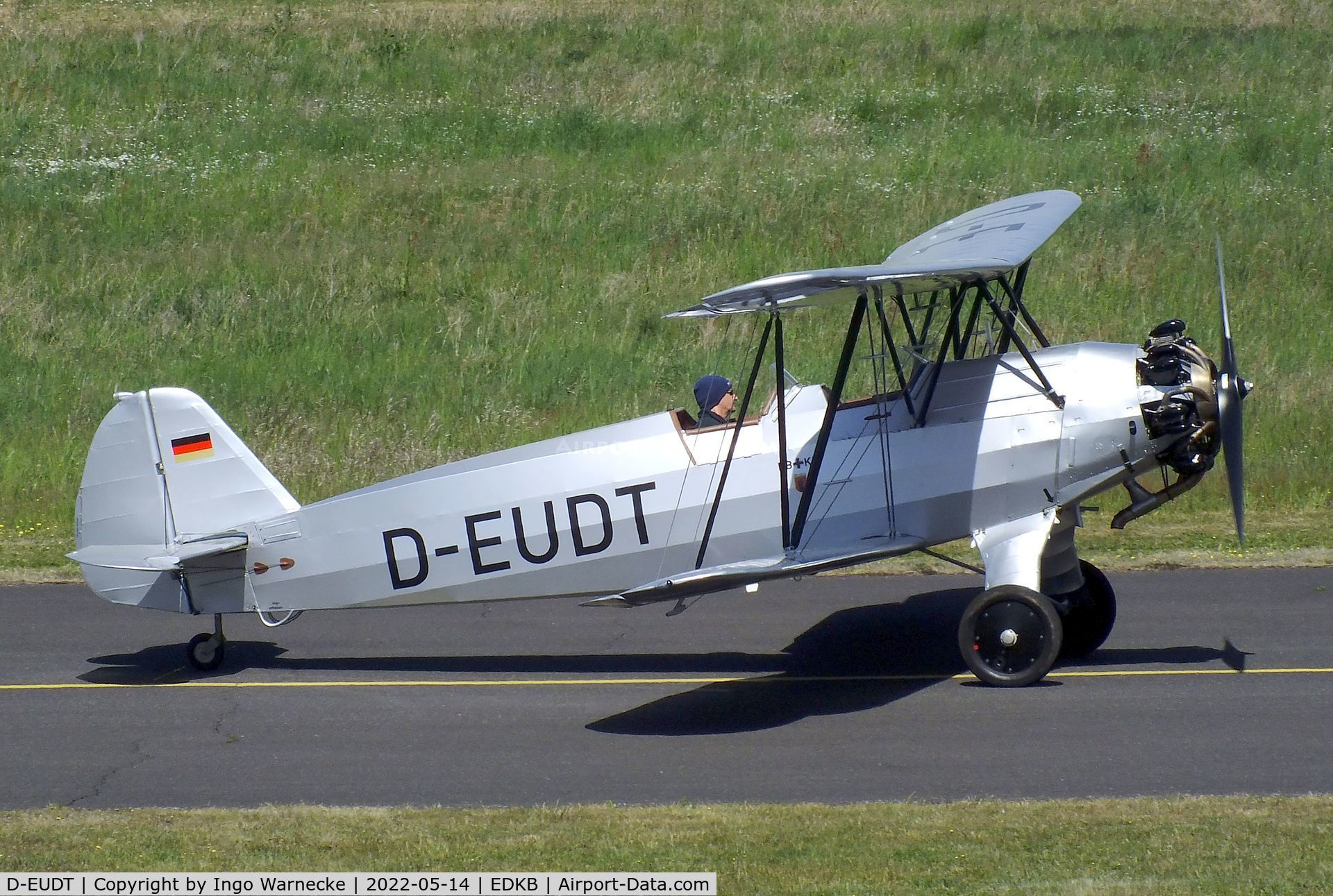 D-EUDT, 1940 Focke-Wulf Fw-44J Stieglitz C/N 2775, Focke-Wulf Fw 44J Stieglitz at Bonn-Hangelar airfield '2205-06