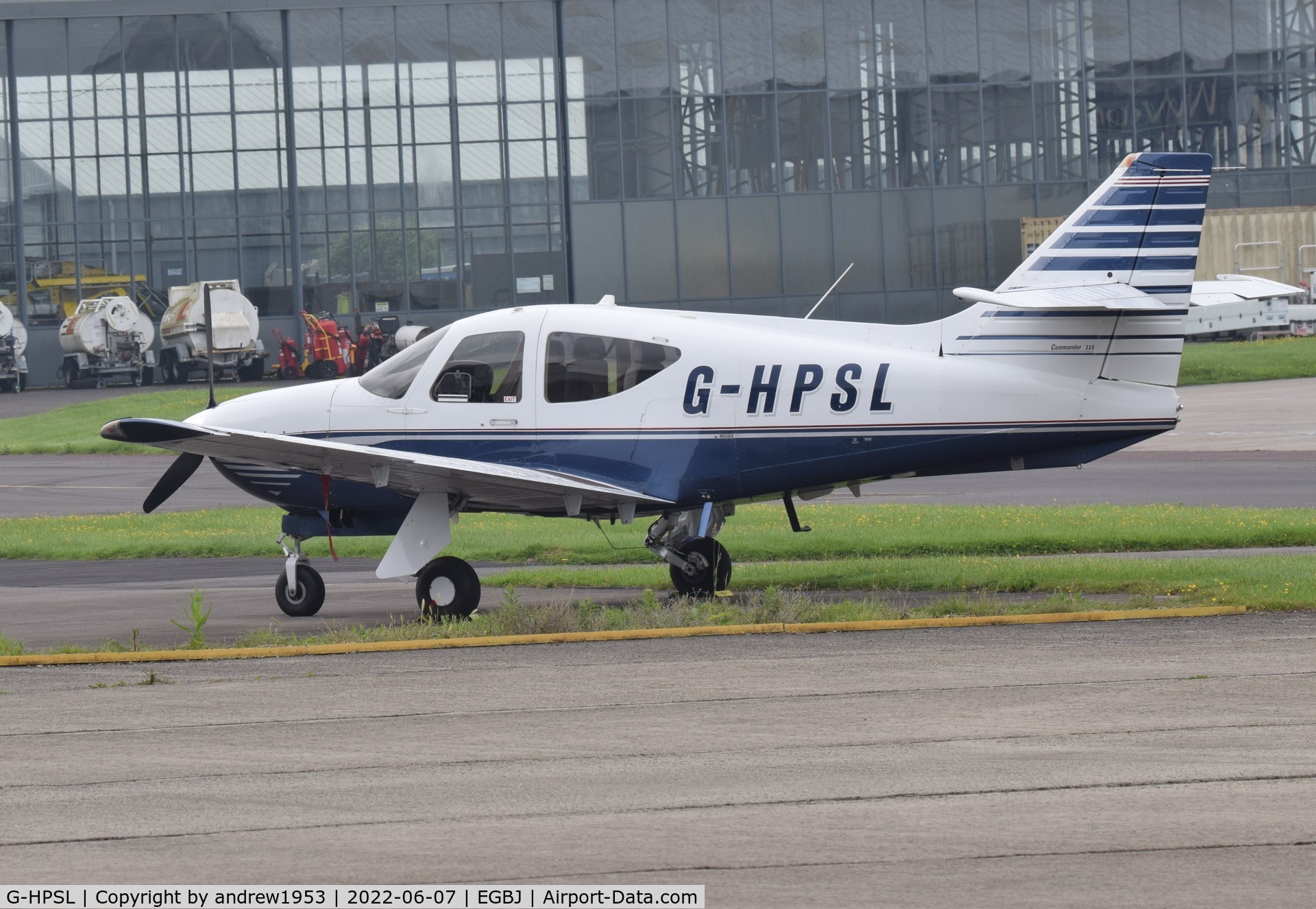 G-HPSL, 2001 Commander 114B C/N 14682, G-HPSL at Gloucestershire Airport.