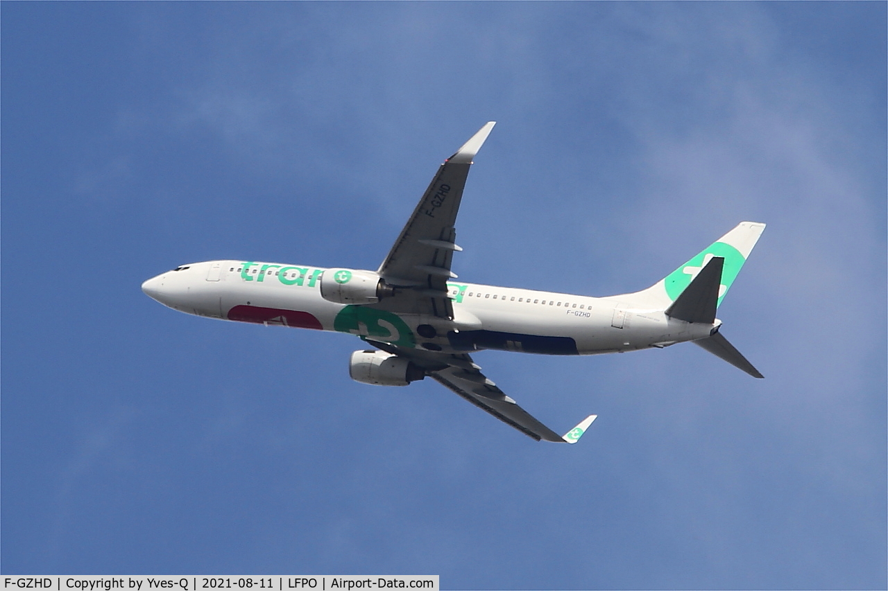 F-GZHD, 2008 Boeing 737-8K2 C/N 29650, Boeing 737-8K2, Climbing from rwy 24, Paris-Orly Airport (LFPO-ORY)