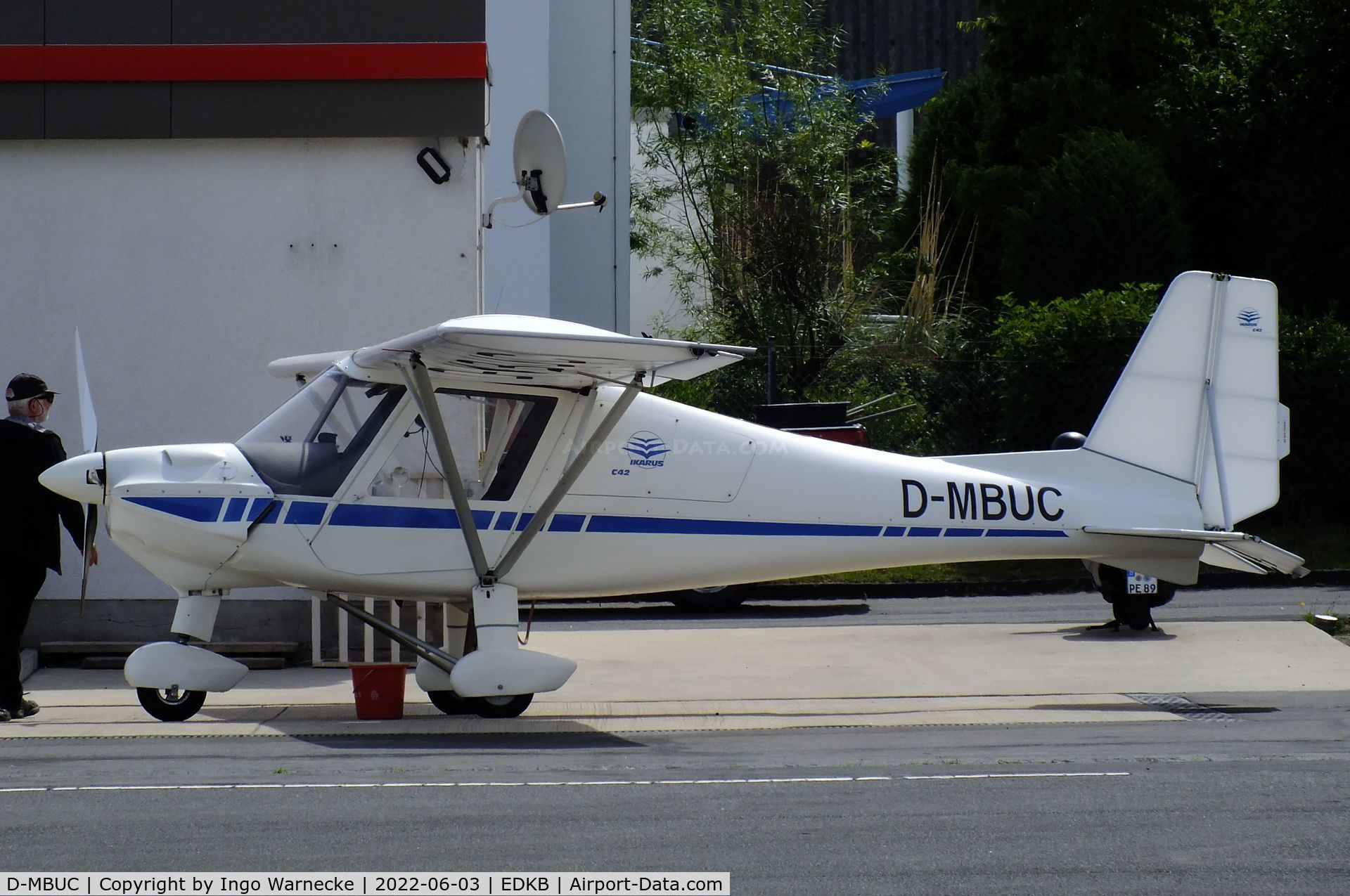 D-MBUC, 2015 Comco Ikarus C-42 C/N 1505-7393, Comco Ikarus C42 at Bonn-Hangelar airfield '2205-06