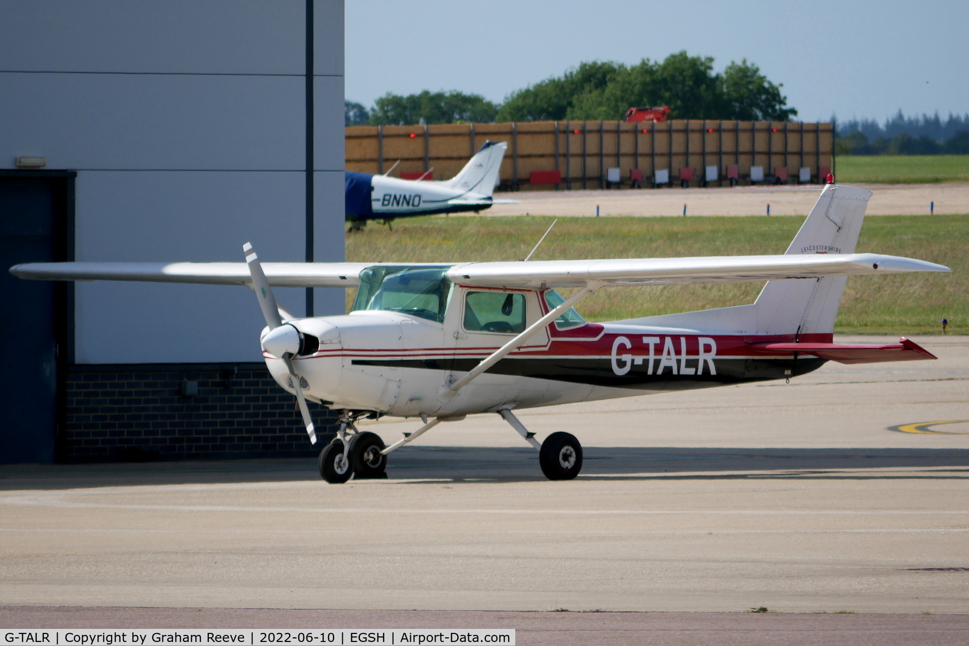 G-TALR, 1980 Cessna 152 C/N 152-84644, Parked at Norwich.