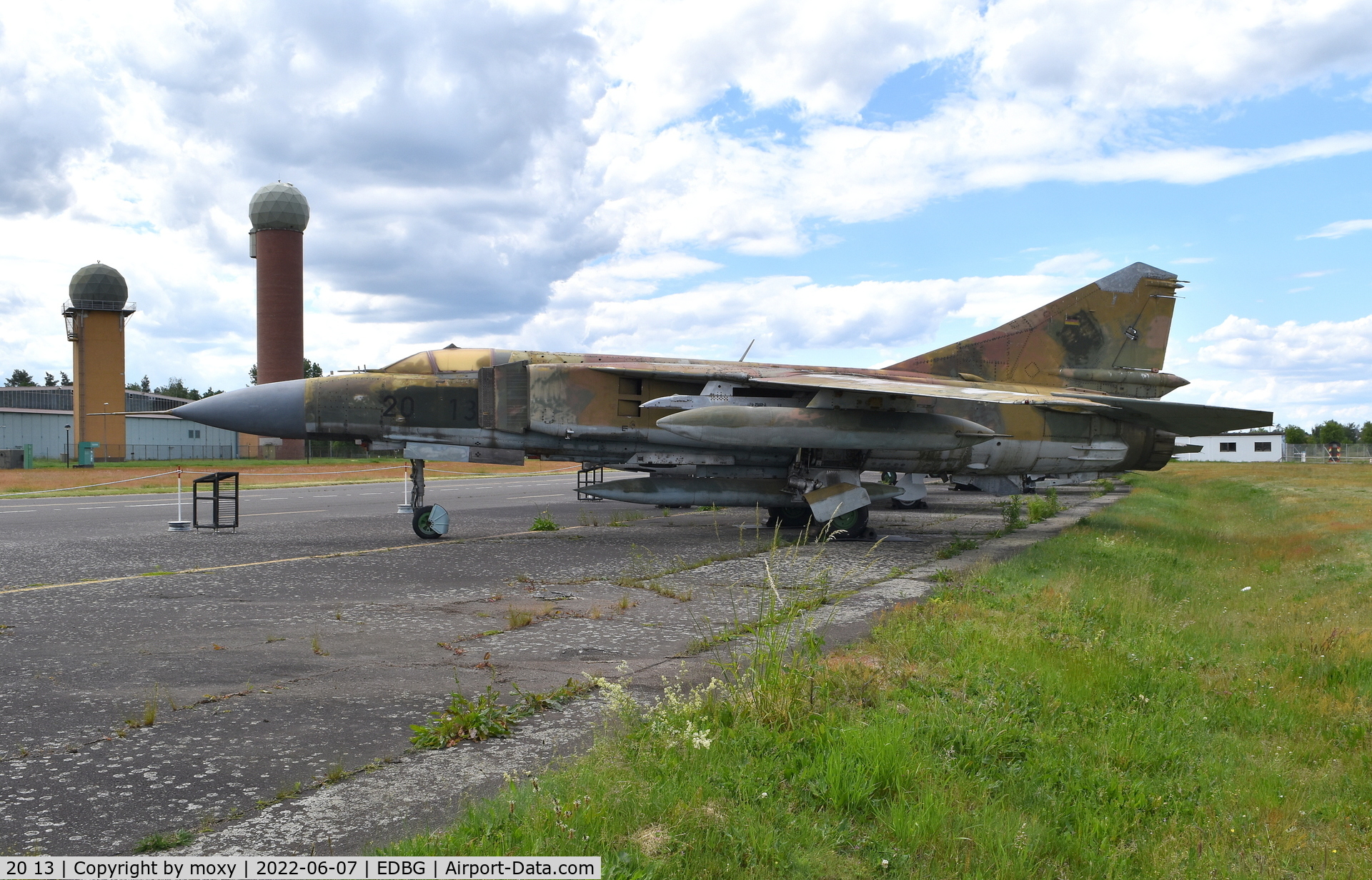 20 13, Mikoyan-Gurevich MiG-23ML C/N 0390324624, Mikoyan-Gurevich MiG-23ML Flogger at the  Bundeswehr Museum of Military History – Berlin-Gatow Airfield.