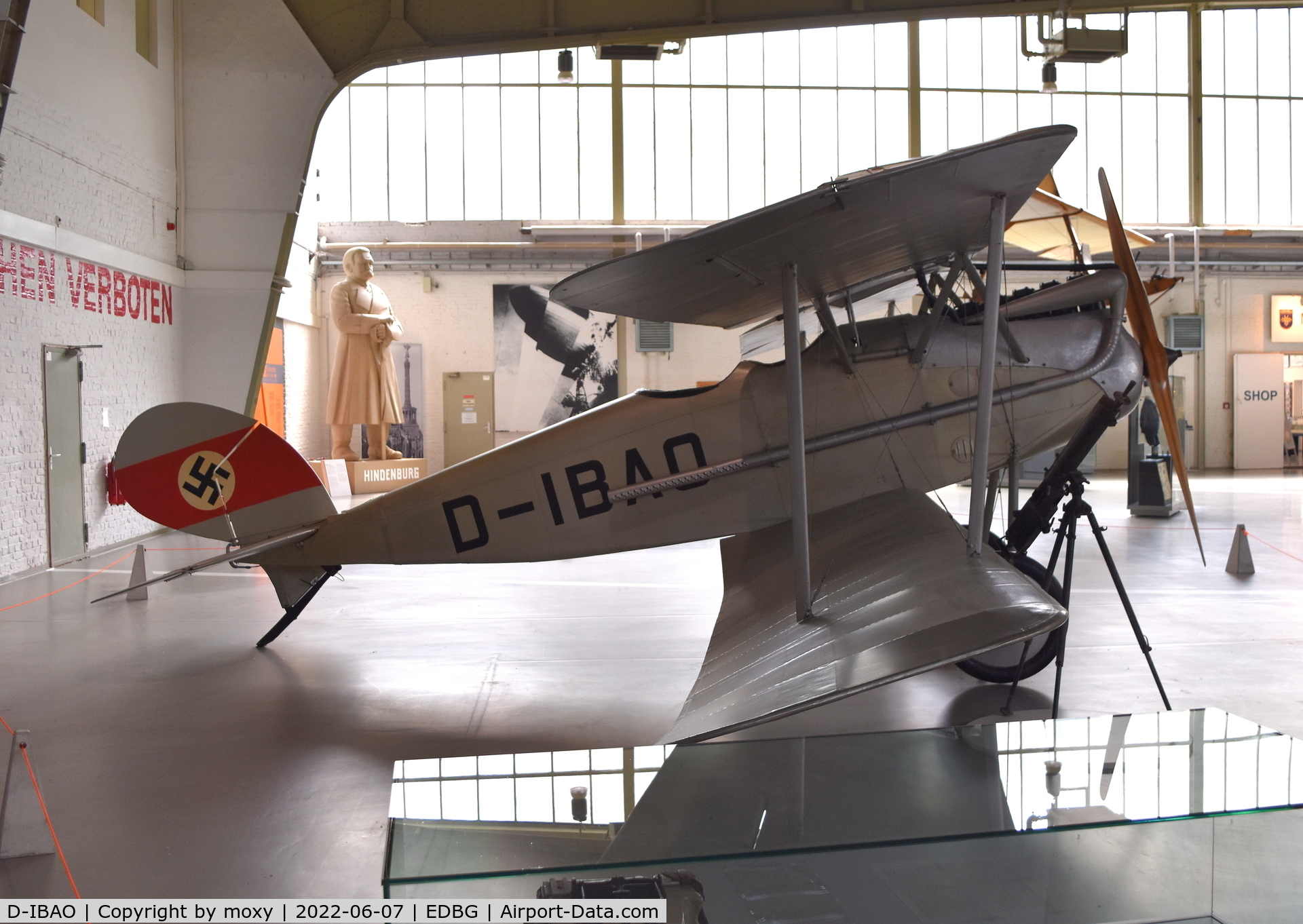 D-IBAO, Halberstadt CL.IV C/N 4205, Halberstadt CL.IV at the Bundeswehr Museum of Military History – Berlin-Gatow Airfield. Formerly at the Berlin Technical Museum.