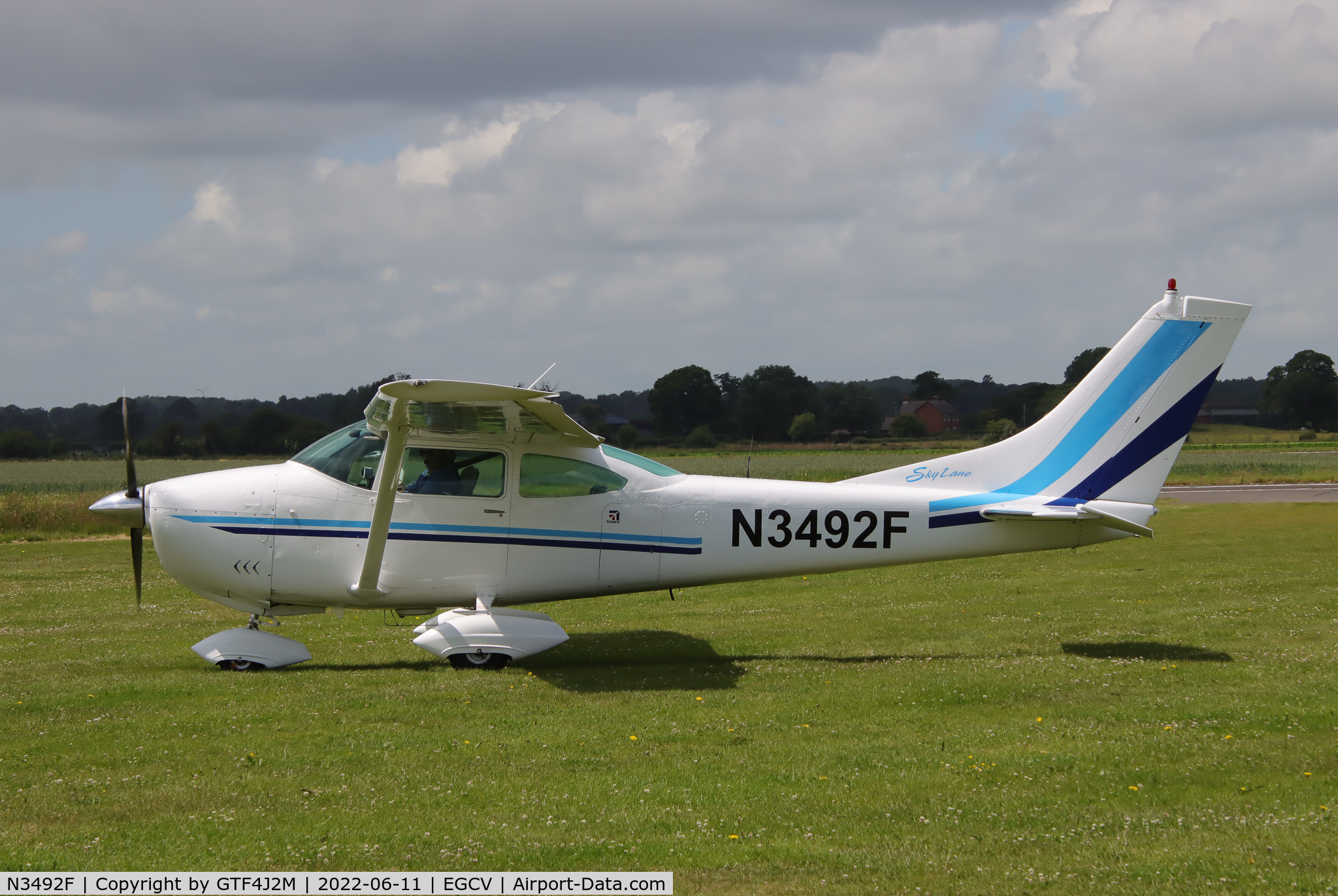 N3492F, 1966 Cessna 182J Skylane C/N 182-57492, N3492F at Sleap 11Jun22