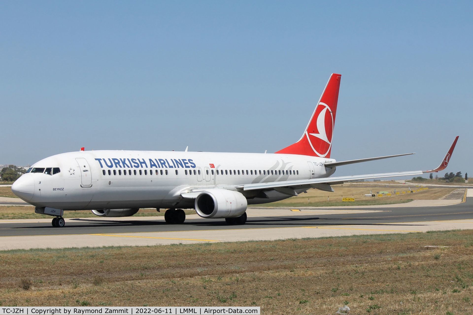 TC-JZH, 2016 Boeing 737-8F2 C/N 60029, B737-800 TC-JZH Turkish Airlines