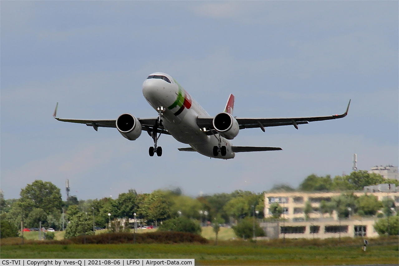 CS-TVI, 2021 Airbus A320-251N C/N 10338, Airbus A320-251N, Take off rwy 24, Paris Orly Airport (LFPO-ORY)