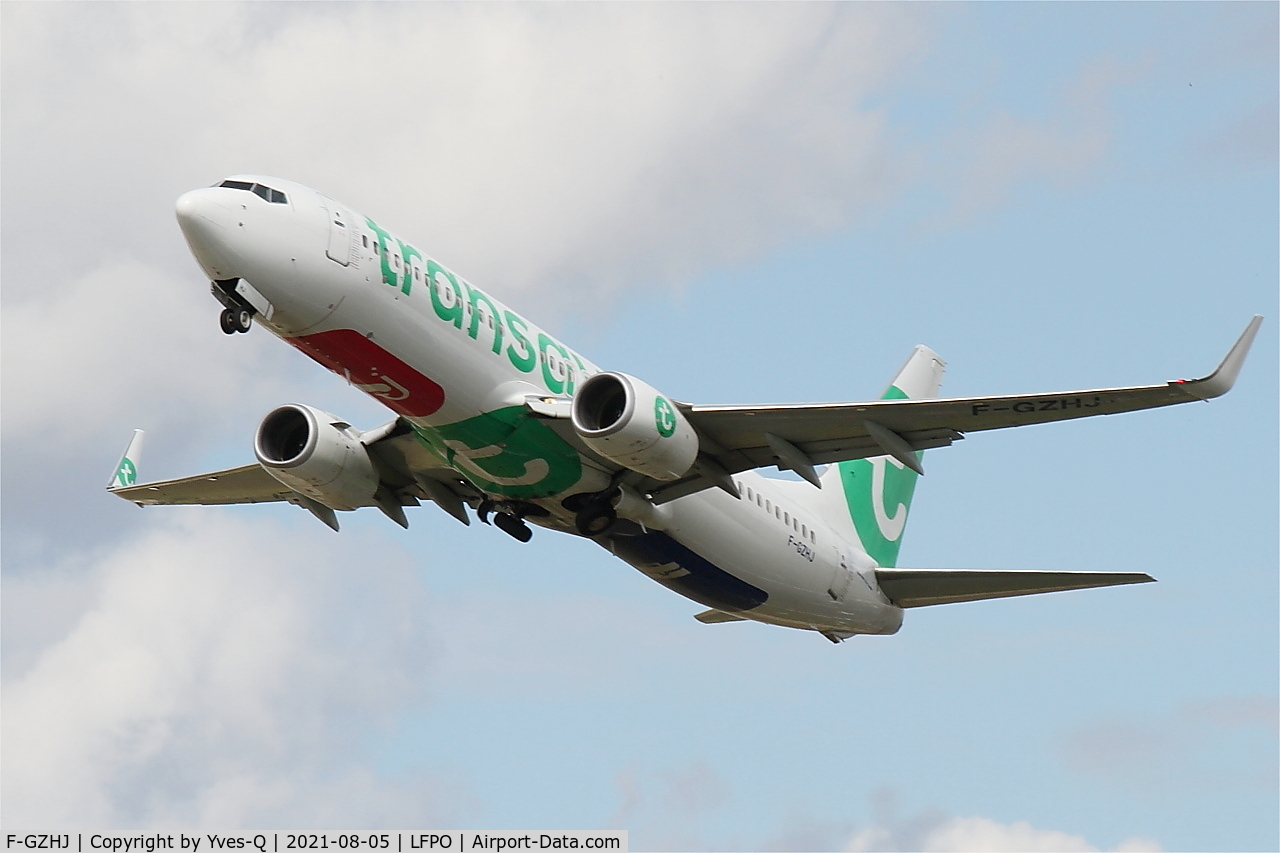 F-GZHJ, 2013 Boeing 737-86J C/N 37778, Boeing 737-86J, Take off Rwy 24, Paris-Orly Airport (LFPO-ORY)