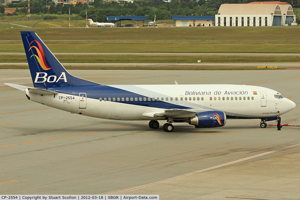 CP-2554, 1994 Boeing 737-8Q8 C/N 26303, Bolivia
