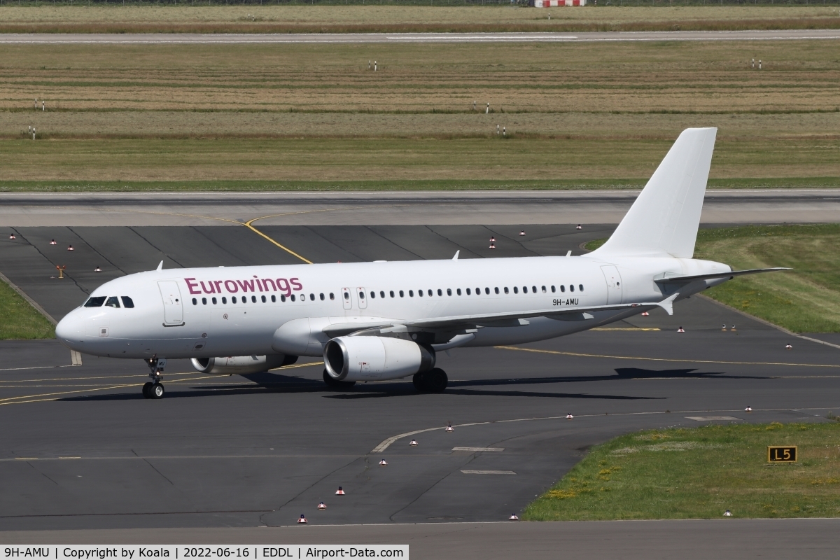 9H-AMU, 2009 Airbus A320-232 C/N 4174, Operating for Eurowings in the summer schedule 2022.
