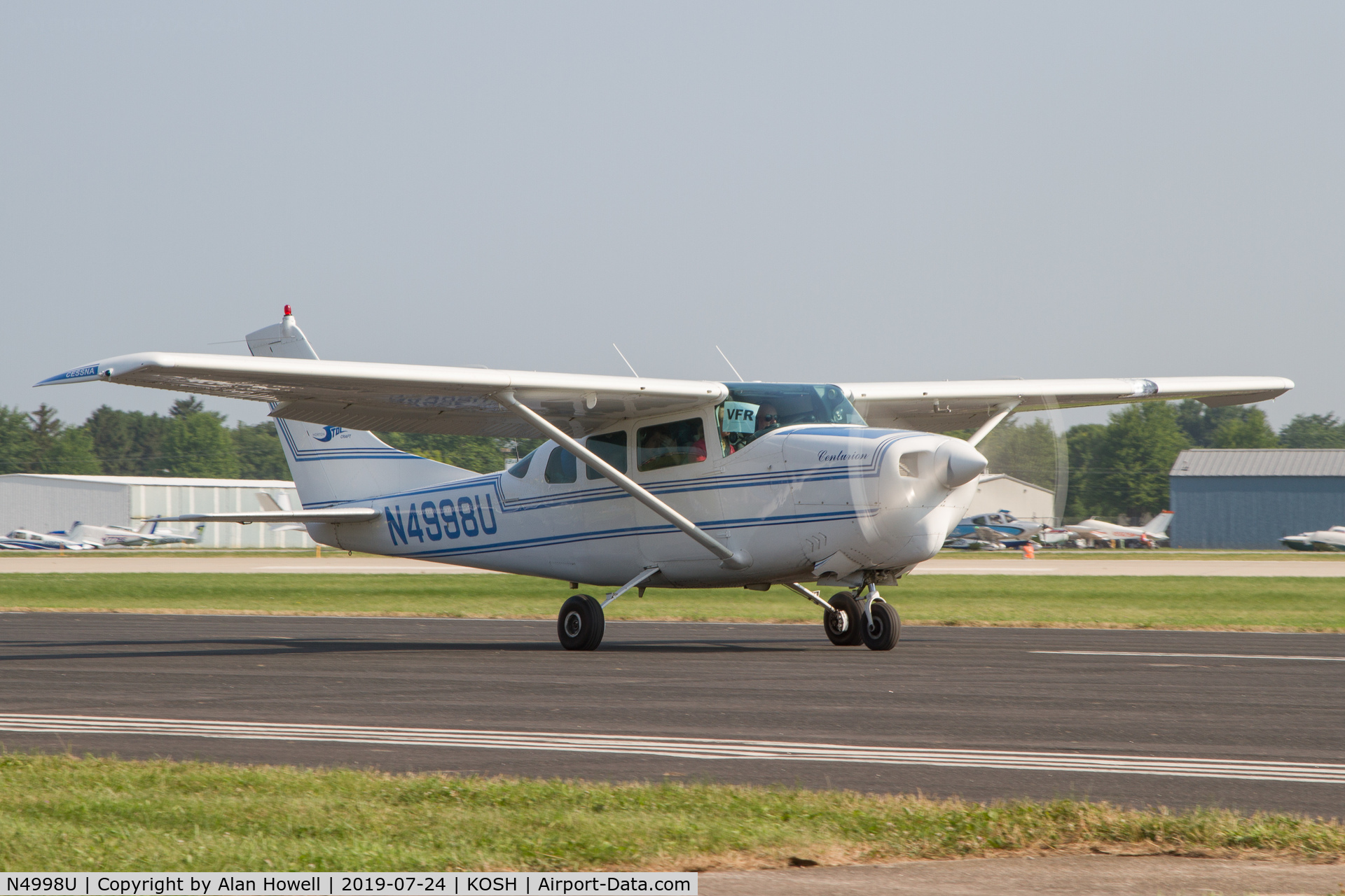 N4998U, 1965 Cessna 210E Centurion C/N 21058698, At AirVenture 2019