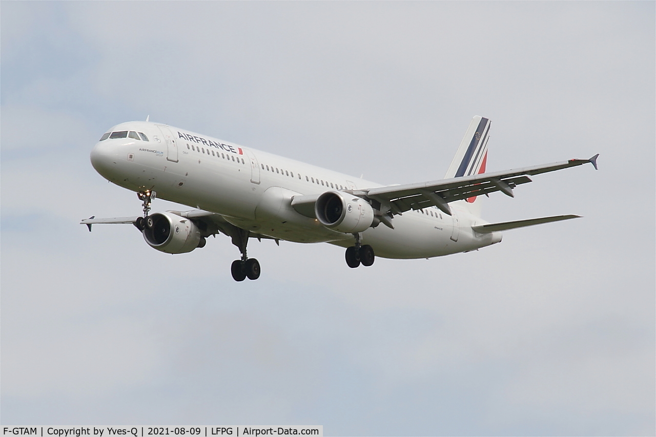 F-GTAM, 2002 Airbus A321-211 C/N 1859, Airbus A321-211, Short approach rwy 26L, Roissy Charles De Gaulle airport (LFPG-CDG)