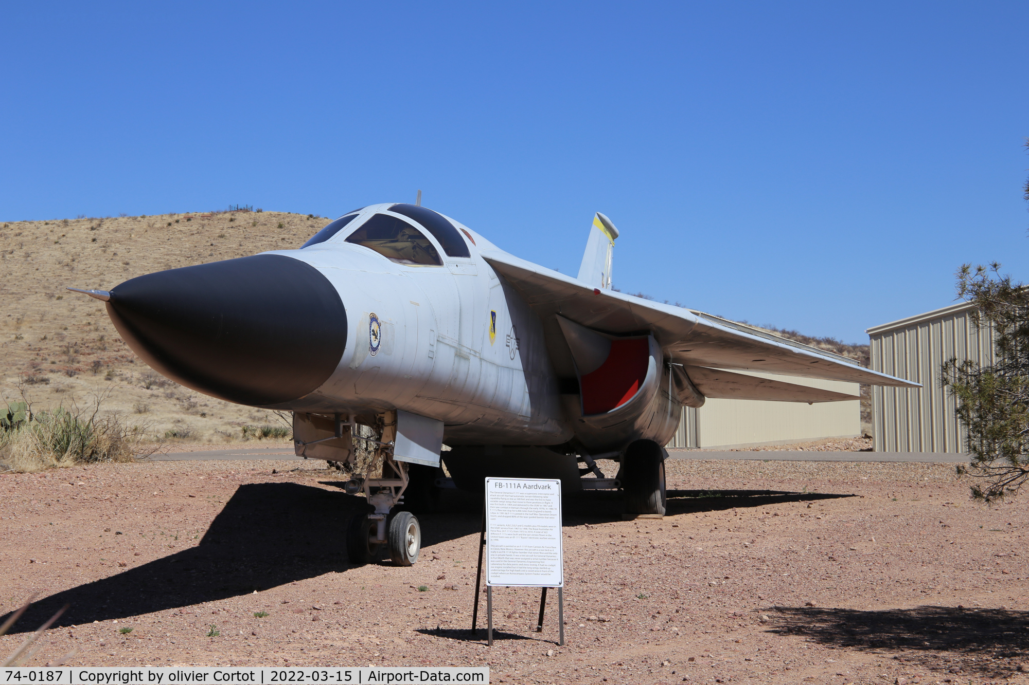 74-0187, 1974 General Dynamics F-111F Aardvark C/N E2-105, Now in wilcox