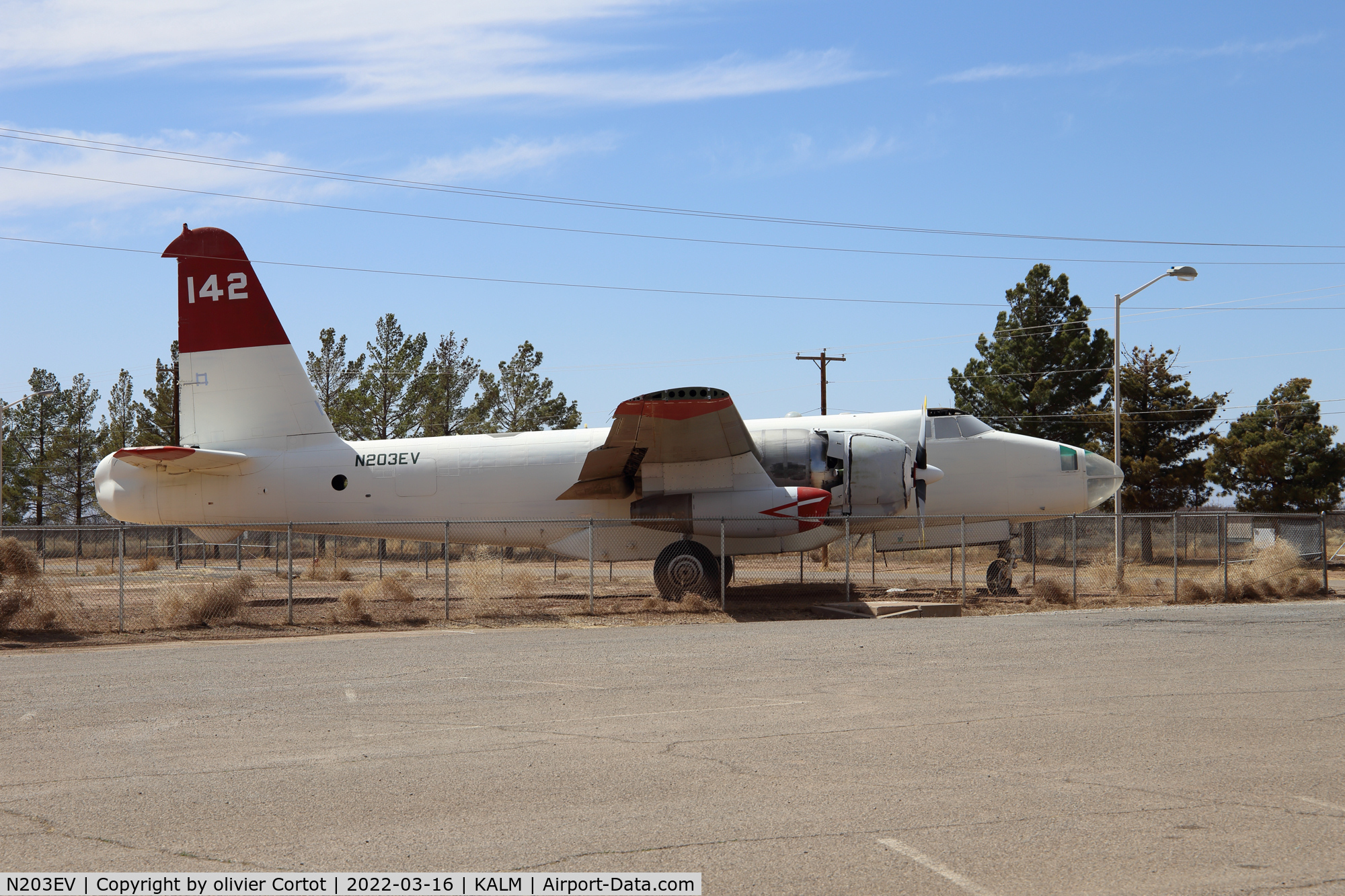 N203EV, 1953 Lockheed P2V-5 Neptune C/N 426-5228, Now in Alamogordo airport