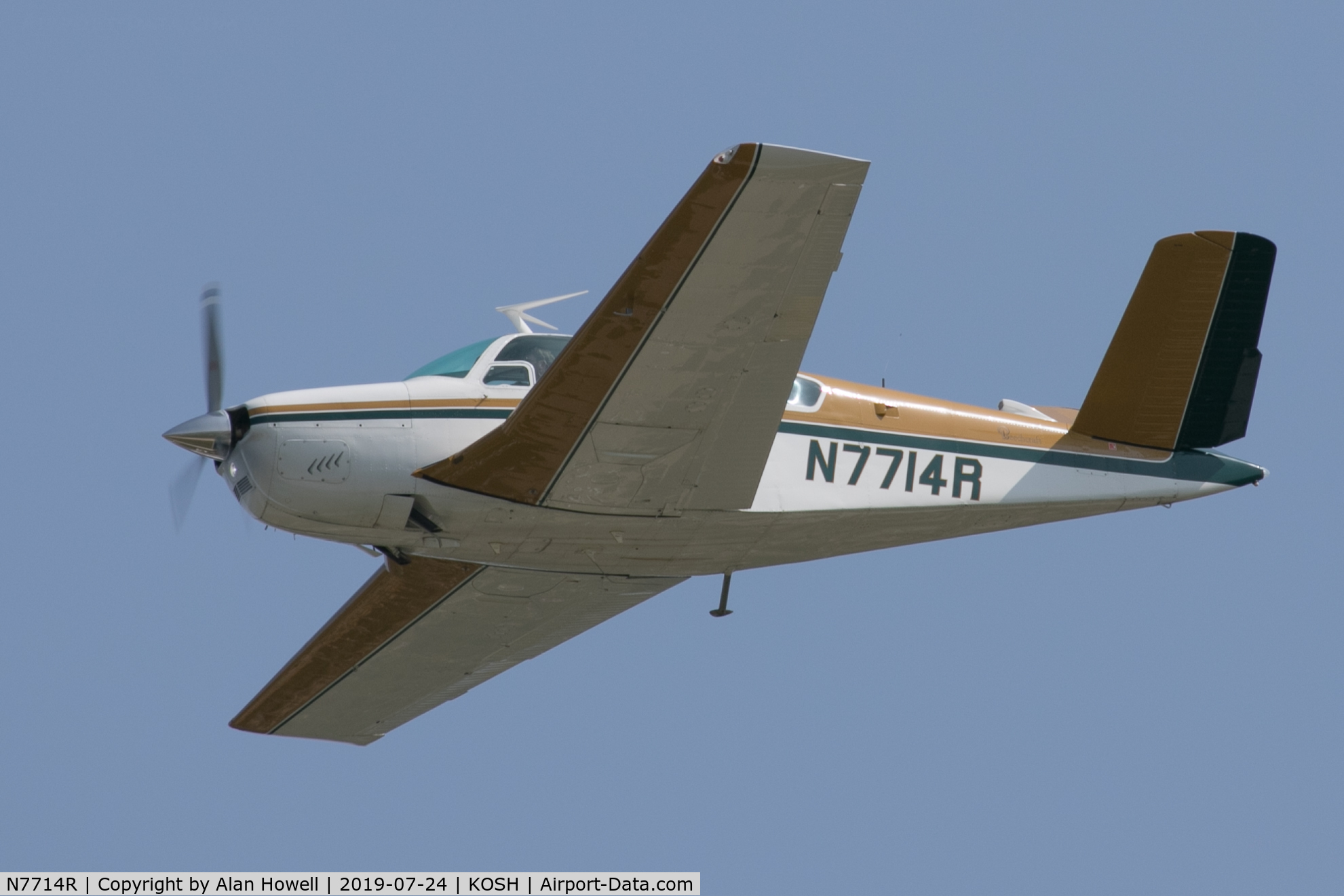 N7714R, 1969 Beech V35A Bonanza C/N D-8956, At AirVenture 2019