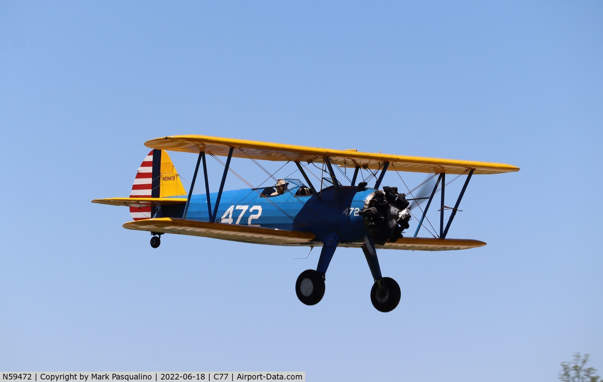 N59472, 1943 Boeing B75N1 C/N 75-4488, Stearman