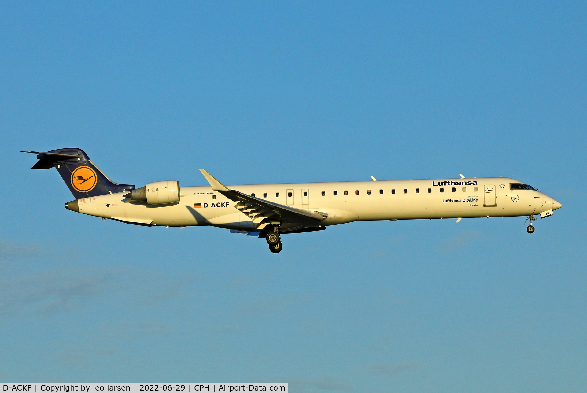 D-ACKF, 2006 Bombardier CRJ-900LR (CL-600-2D24) C/N 15083, Copenhagen 29.6.2022