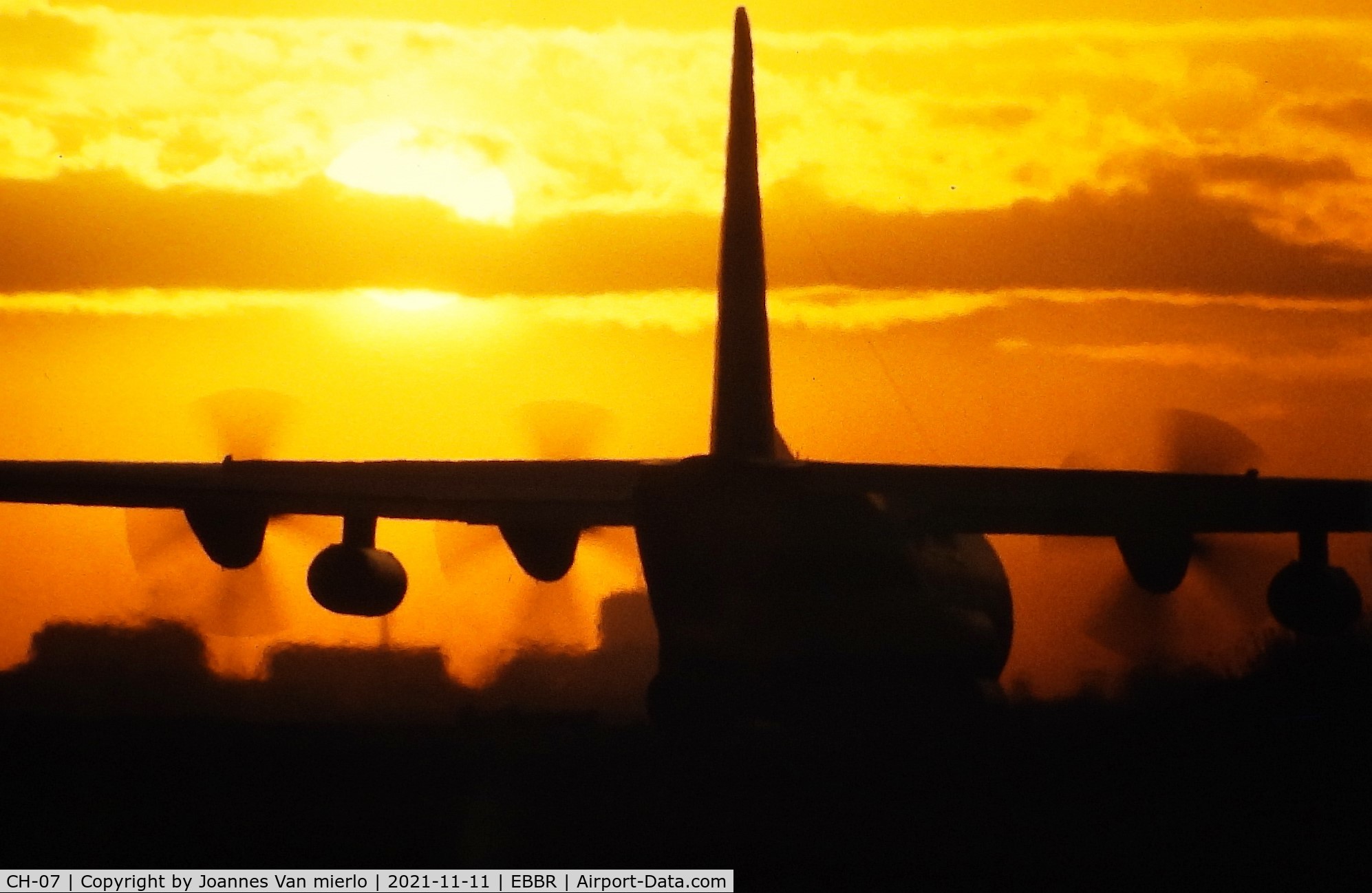 CH-07, 1971 Lockheed C-130H Hercules C/N 382-4476, Slide scan