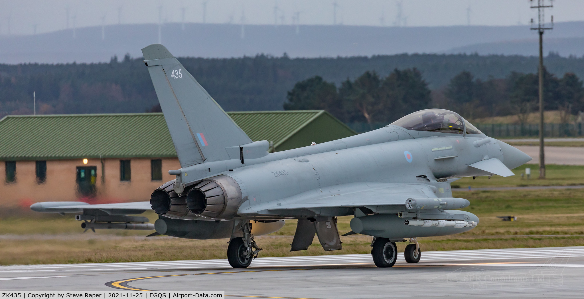 ZK435, 2018 Eurofighter EF-2000 Typhoon FGR4 C/N BS151, Ready for departure RAF Lossiemouth