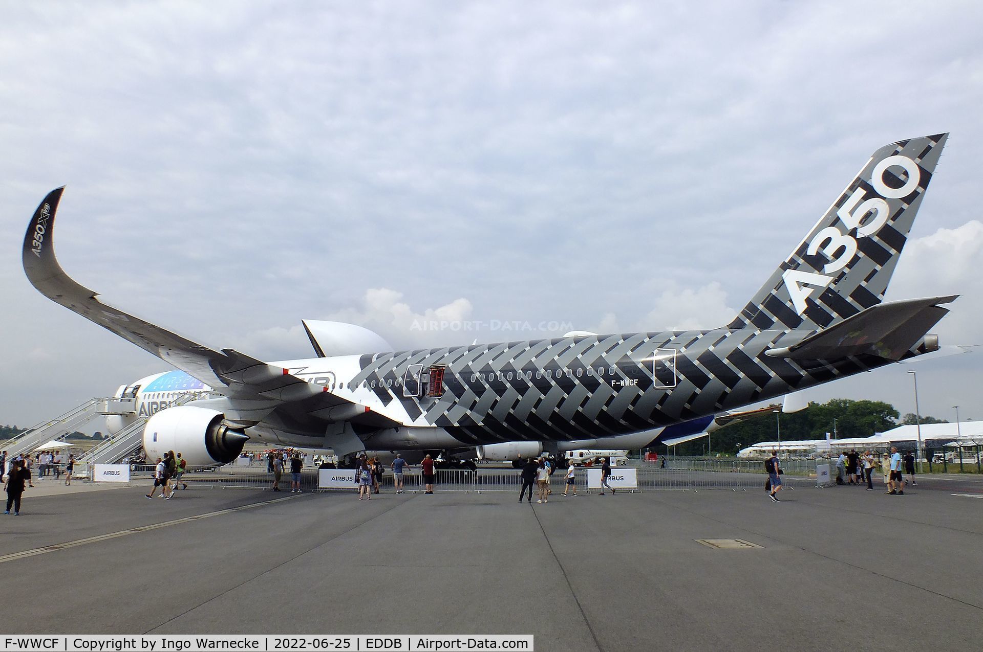 F-WWCF, 2013 Airbus A350-941 C/N 002, Airbus A350-941 Airspace Explorer (cabin technology demonstrator) at ILA 2022, Berlin