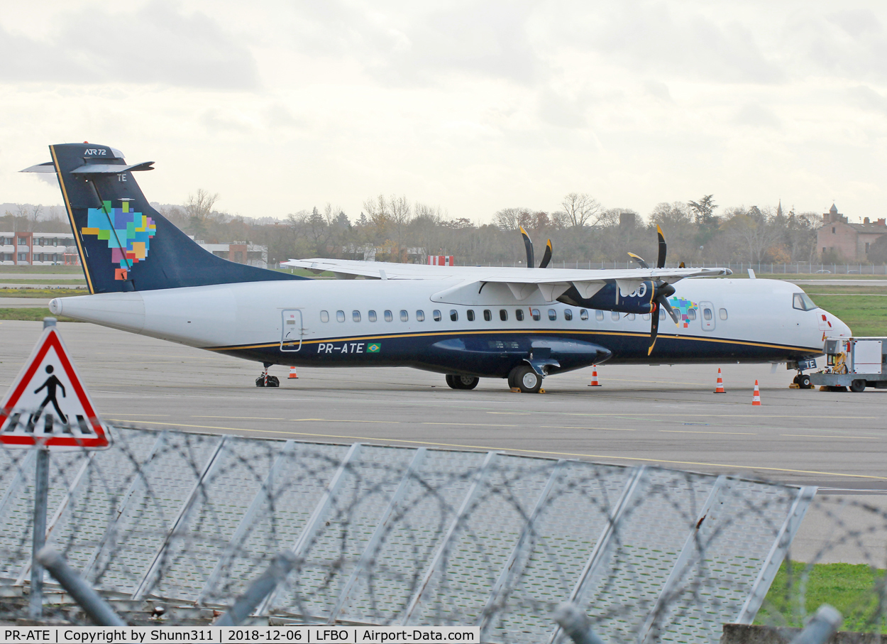 PR-ATE, 2011 ATR 72-600 C/N 972, Parked at the General Aviation area without AZUL titles. Returned to lessor...