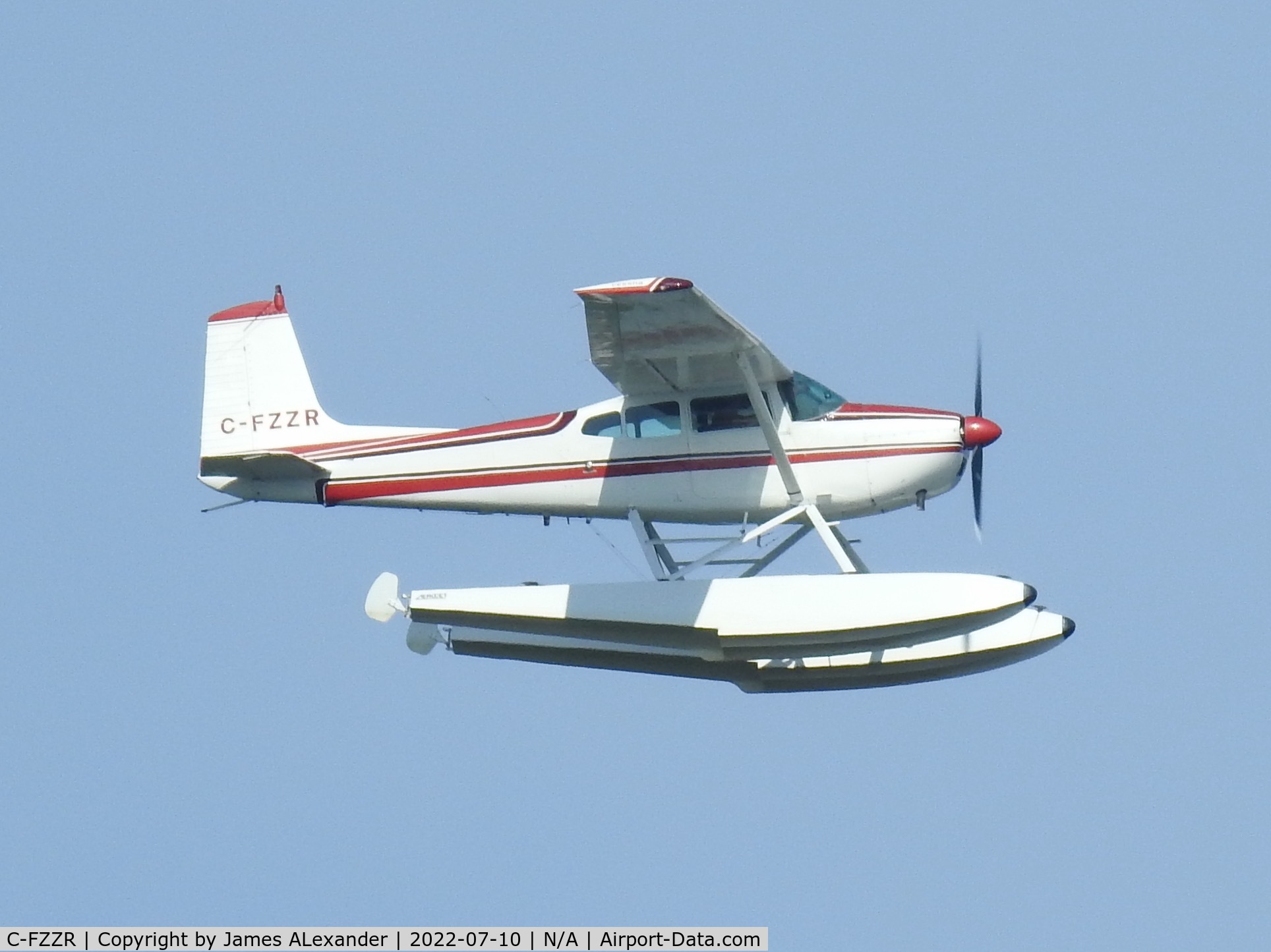 C-FZZR, 1964 Cessna 180G C/N 18051394, In flight south-west of Carleton Place, ON Canada