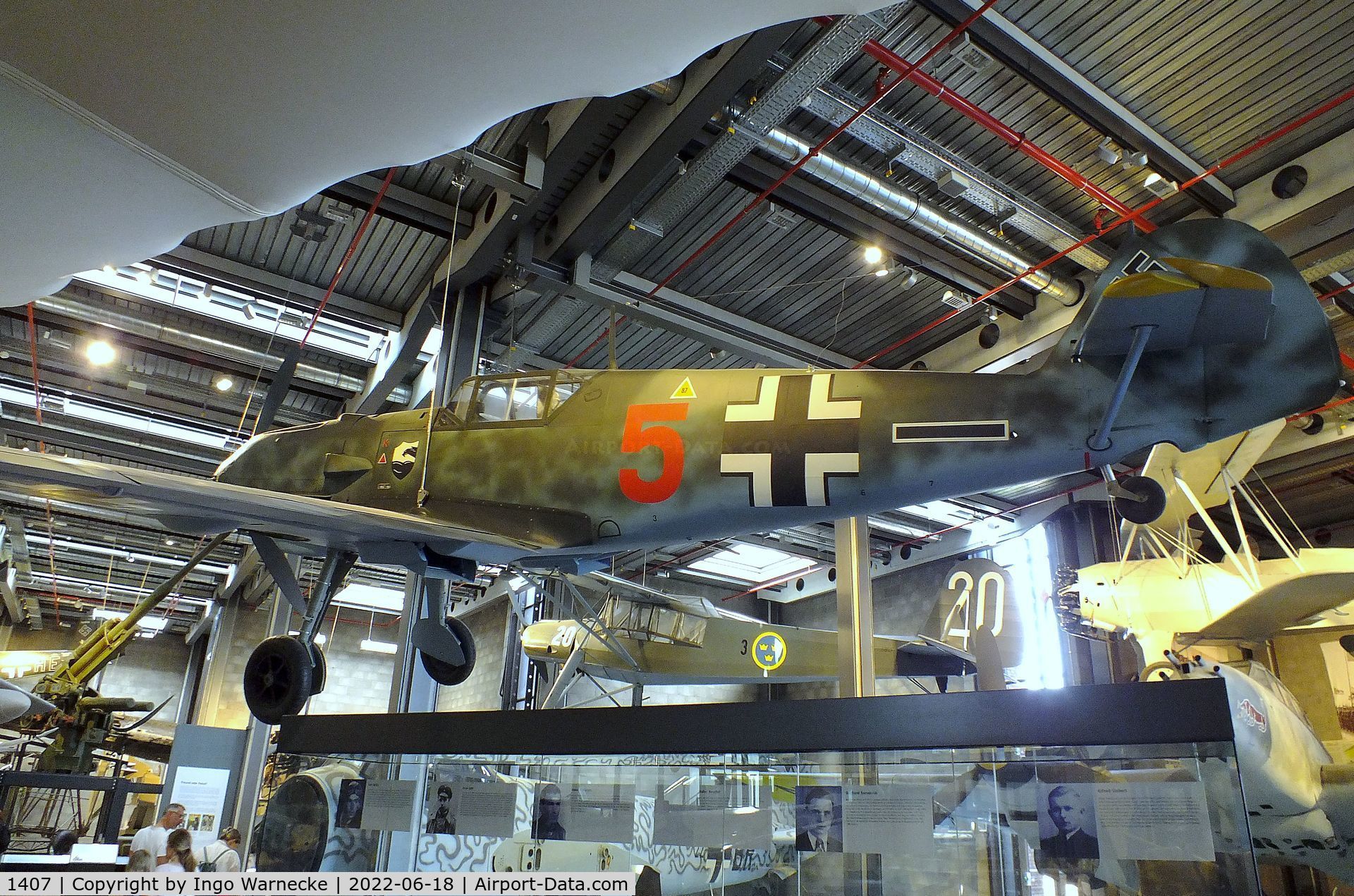 1407, Messerschmitt Bf-109E-4 C/N 1407, Messerschmitt Bf 109E-4 at the Deutsches-Technikmuseum (DTM), Berlin