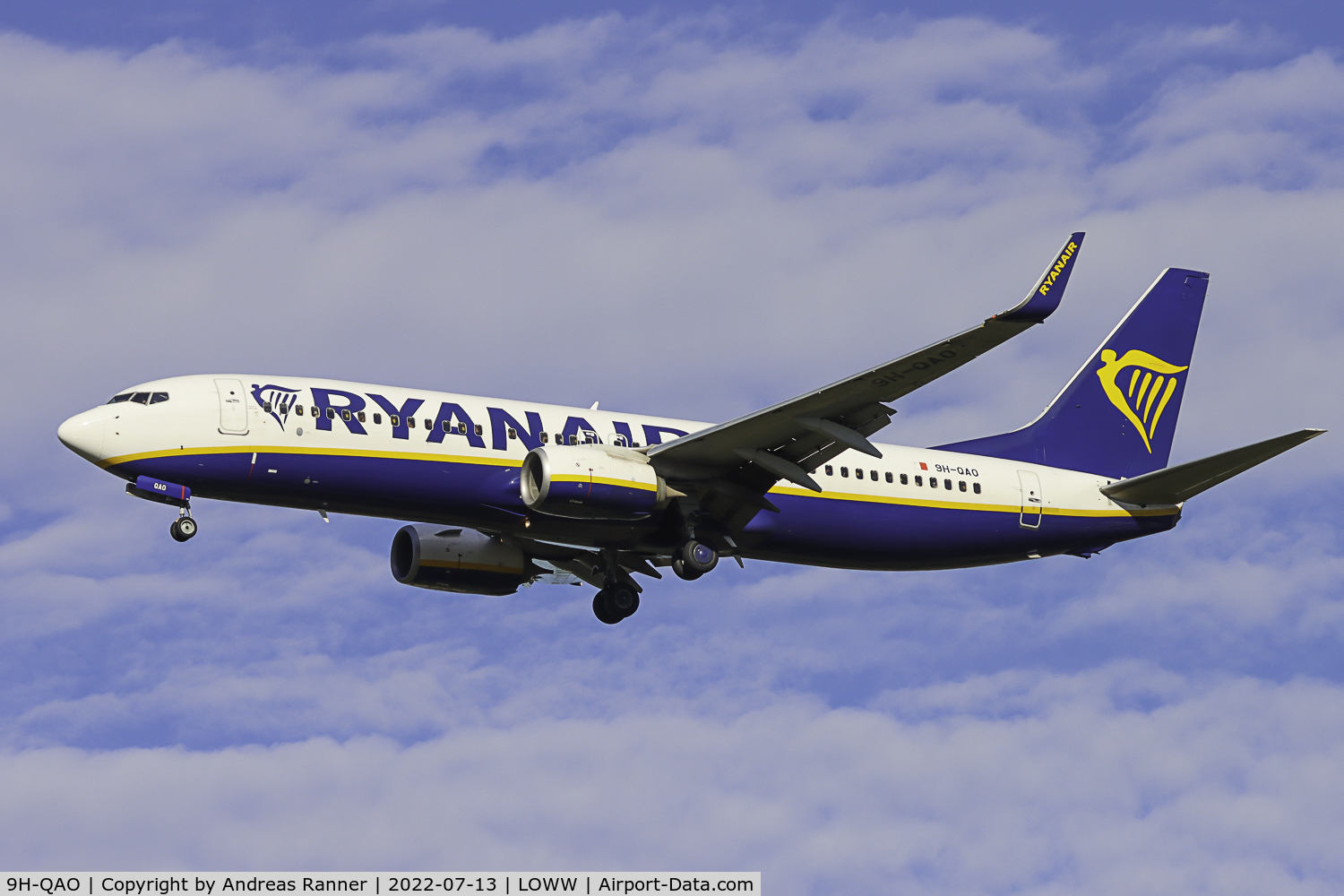 9H-QAO, 2015 Boeing 737-8AS C/N 44691, Ryanair (Malta Air) Boeing 737