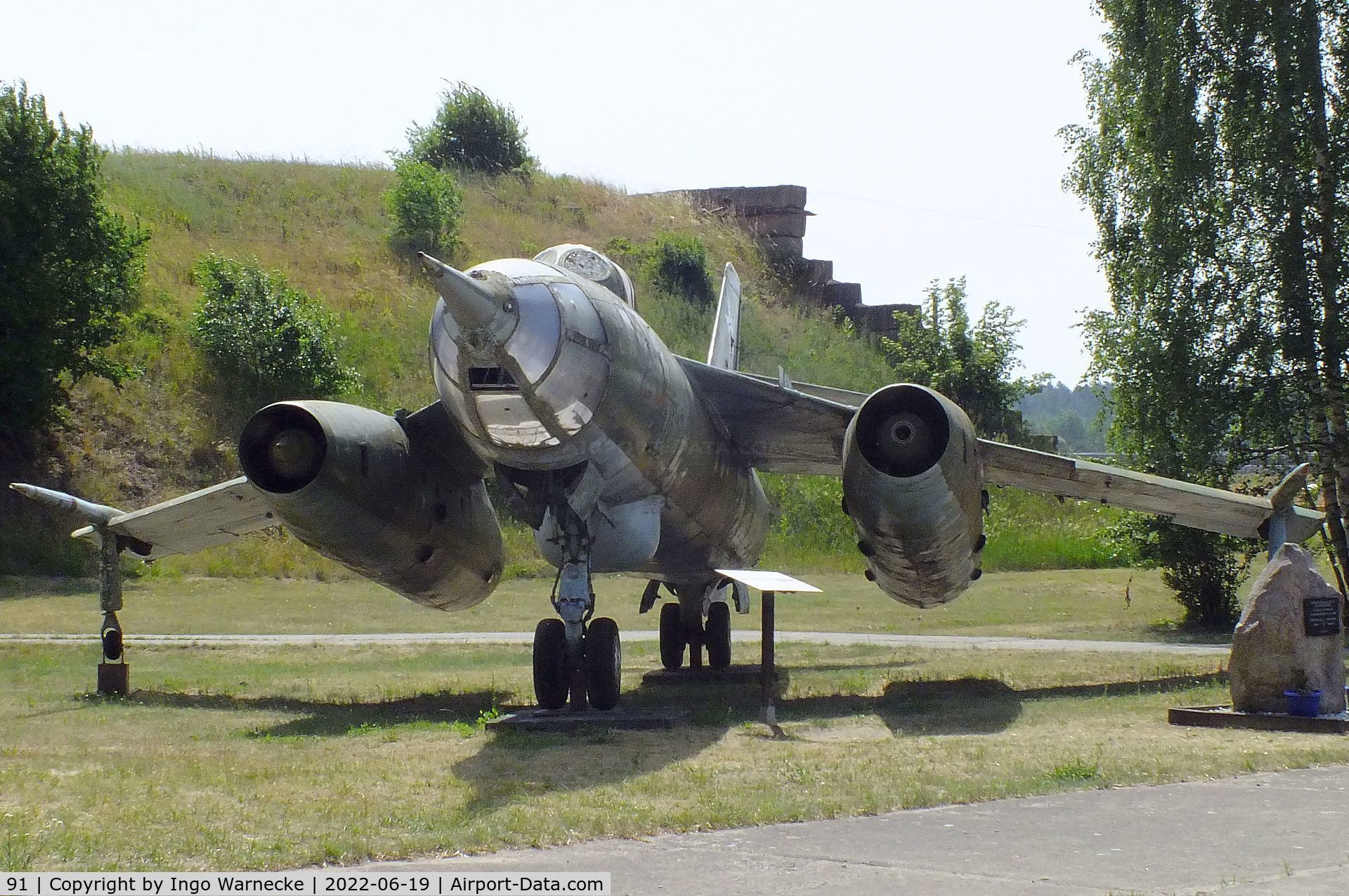 91, Yakovlev Yak-28R C/N 8961310, Yakovlev Yak-28R BREWER-D at the Luftfahrtmuseum Finowfurt